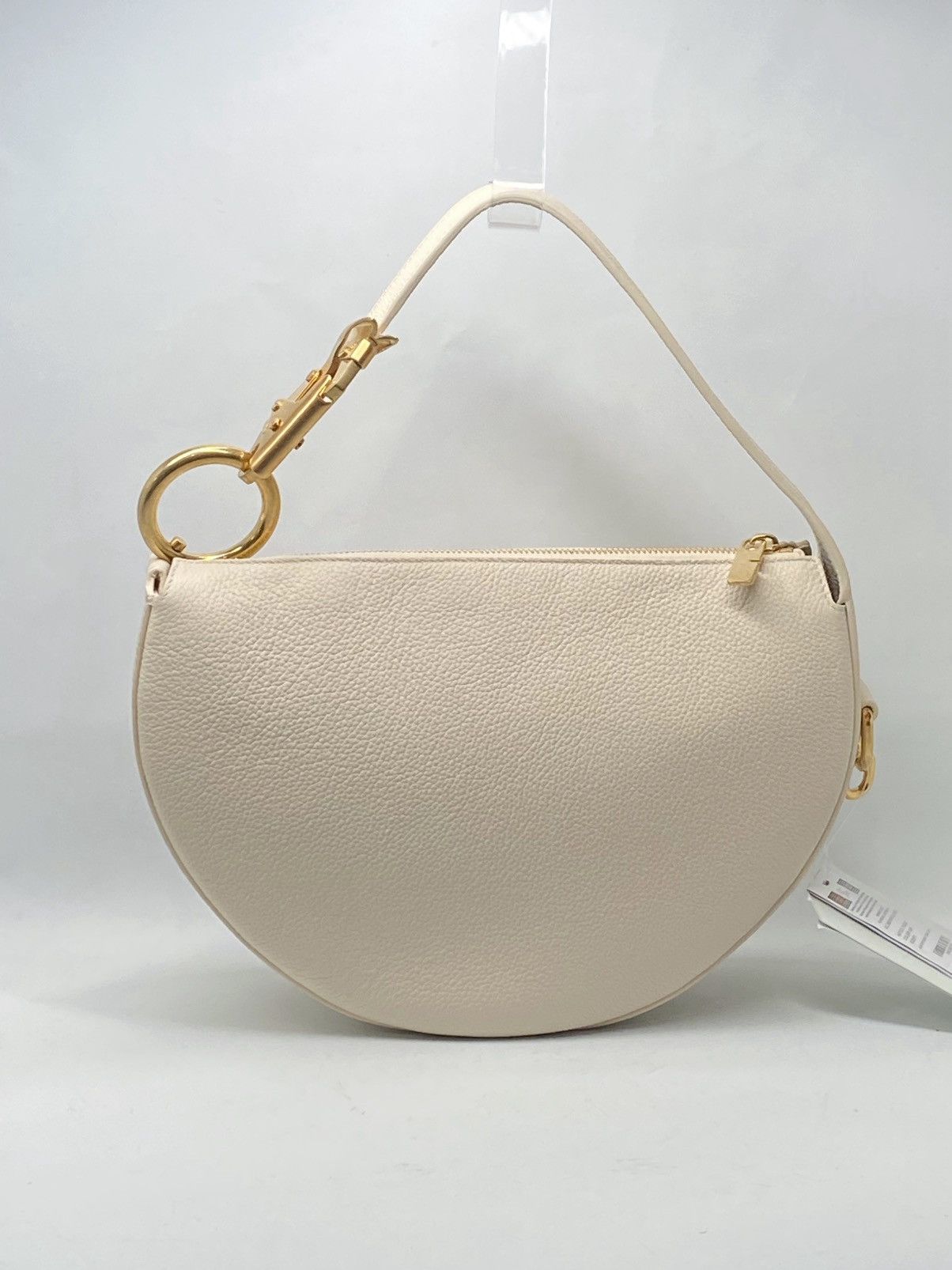 Burberry Burberry Ivory Leather Knight Arc Handbag Size ONE SIZE - 4 Thumbnail