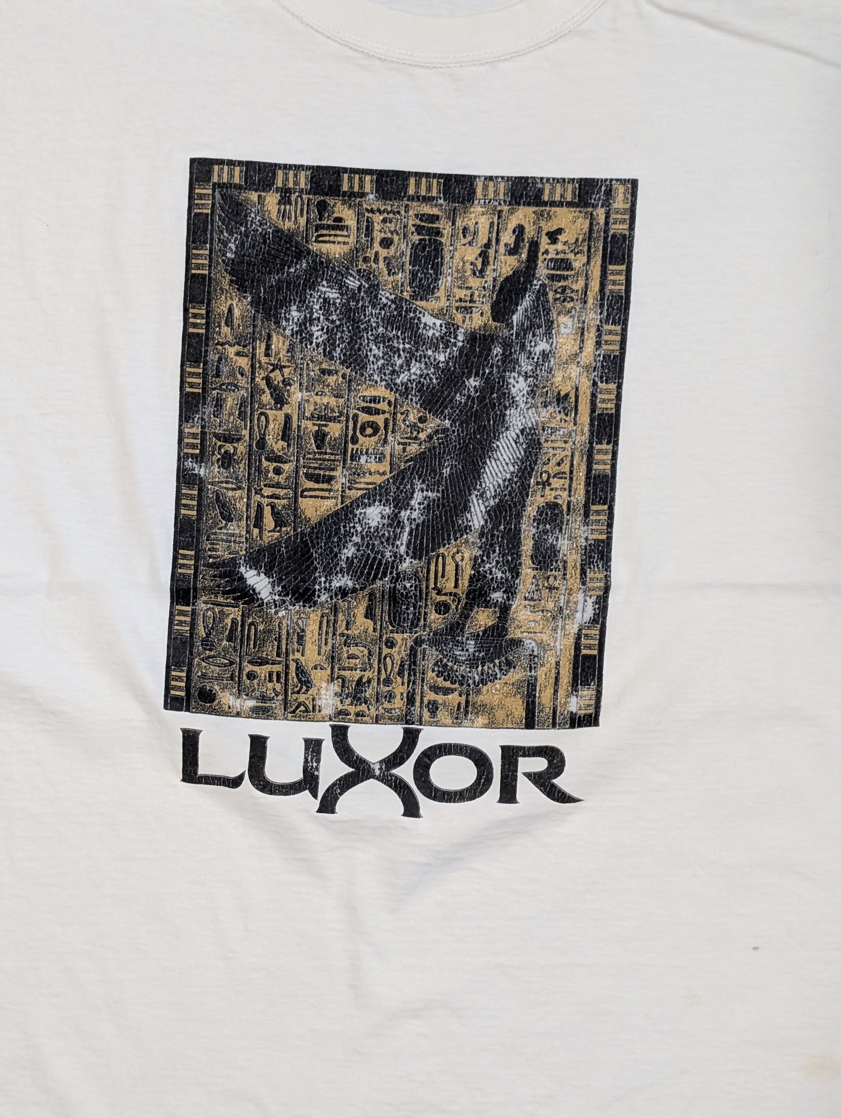 Vintage Vintage Luxor Egyptian hieroglyphic t-shirt - SIZE XL Size US XL / EU 56 / 4 - 2 Thumbnail