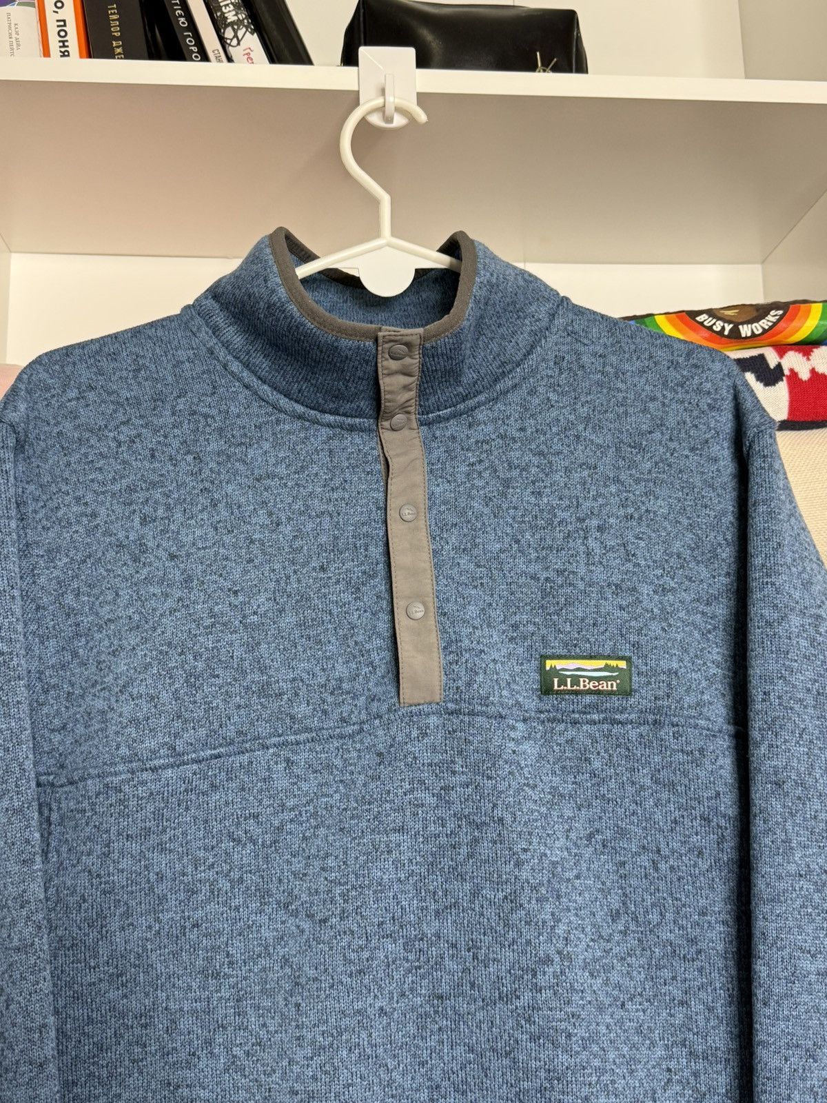 L.L. Bean L.L.Bean blue mens fleece jacket size L Size US L / EU 52-54 / 3 - 3 Thumbnail