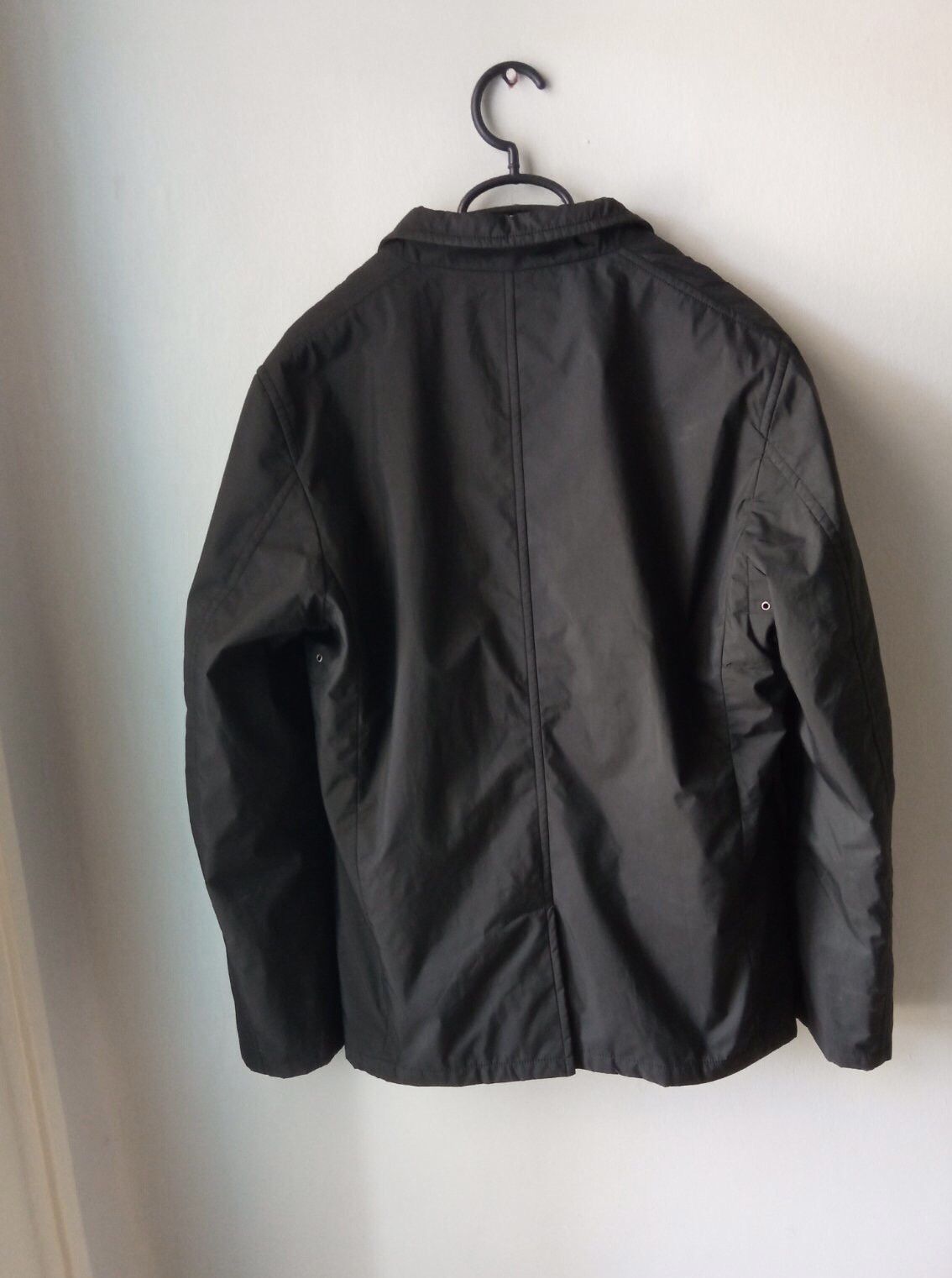Prada Prada - Vintage Nylon Black Leather Tab Blazer Size US M / EU 48-50 / 2 - 3 Thumbnail