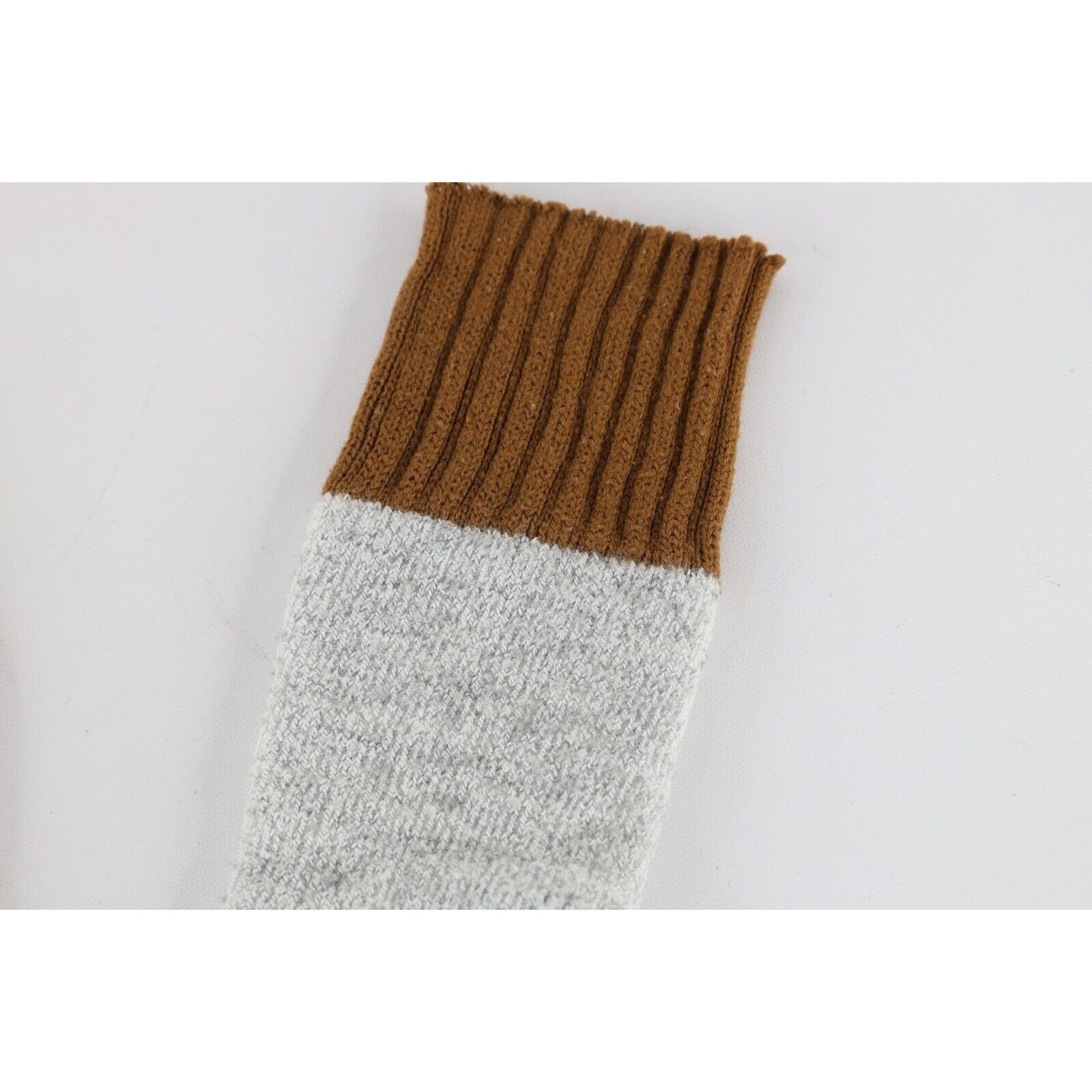 Vintage Vintage 90s Carhartt Distressed Thick Wool Blend Socks Size ONE SIZE - 6 Thumbnail