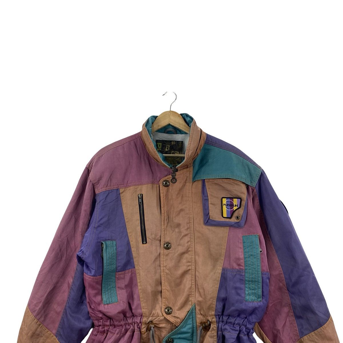 Vintage Vintage PURSER LINE SKI Jacket Parka Retro 80s Snowboard Size US XXL / EU 58 / 5 - 2 Thumbnail