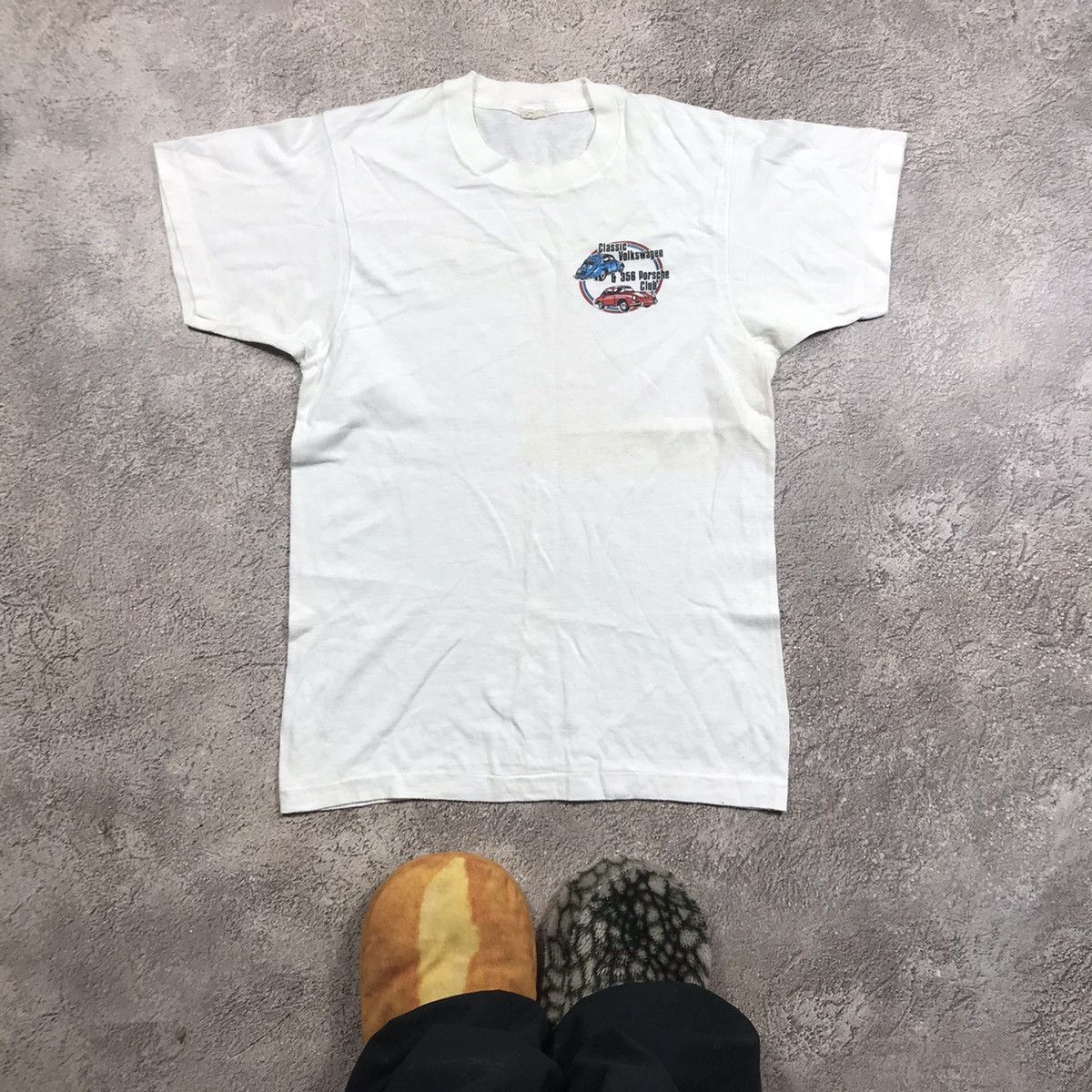Vintage Vintage 90s Volkswagen Porsche Club Graphic Tee Streetwear M Size US M / EU 48-50 / 2 - 1 Thumbnail