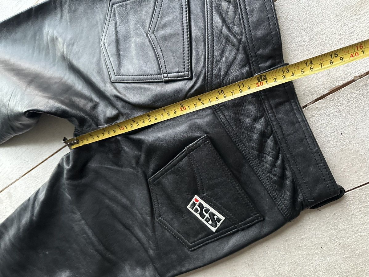 Leather IXS 🚨Vintage leather pants motorcycles BROWN LUXURY Y2K Size US 26 / EU 42 - 17 Thumbnail