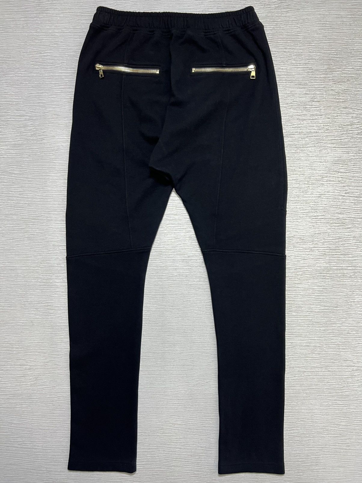 Balmain Balmain - Gold Hardware Biker Sweatpants Size US 30 / EU 46 - 3 Thumbnail