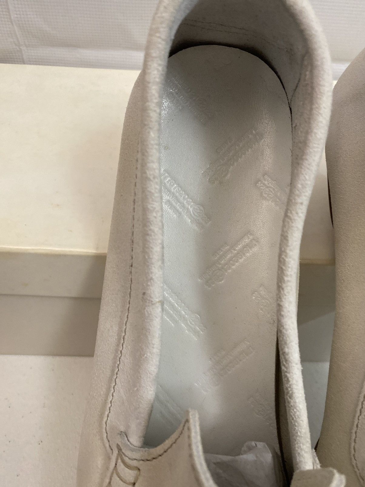 Maison Margiela Maison Margiela 22 🇮🇹 Off White Rubbed Suede Slip On 13 NEW Size US 13 / EU 46 - 2 Thumbnail