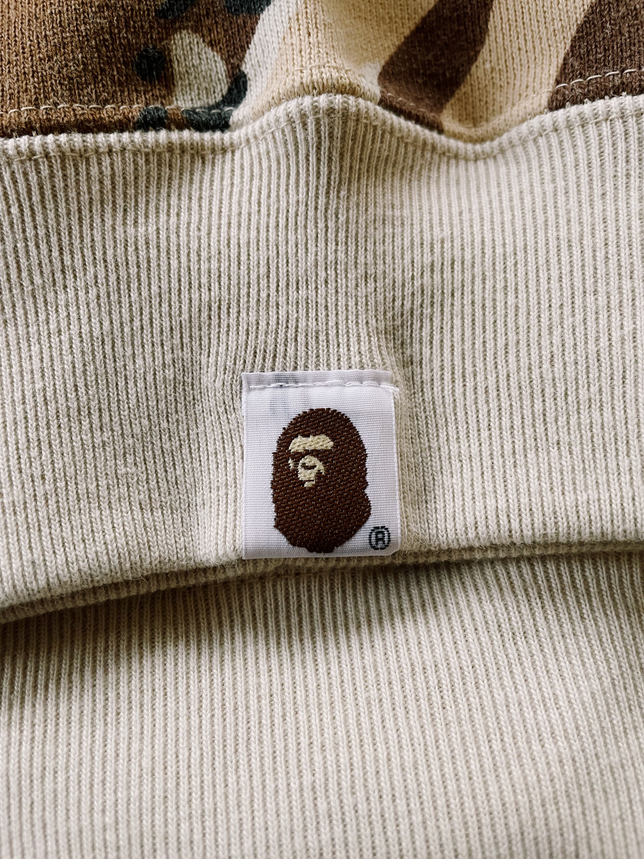 Bape Vintage Early Y2K Bape A Bathing Ape Desert Camo Zip Hoodie Size US M / EU 48-50 / 2 - 6 Thumbnail