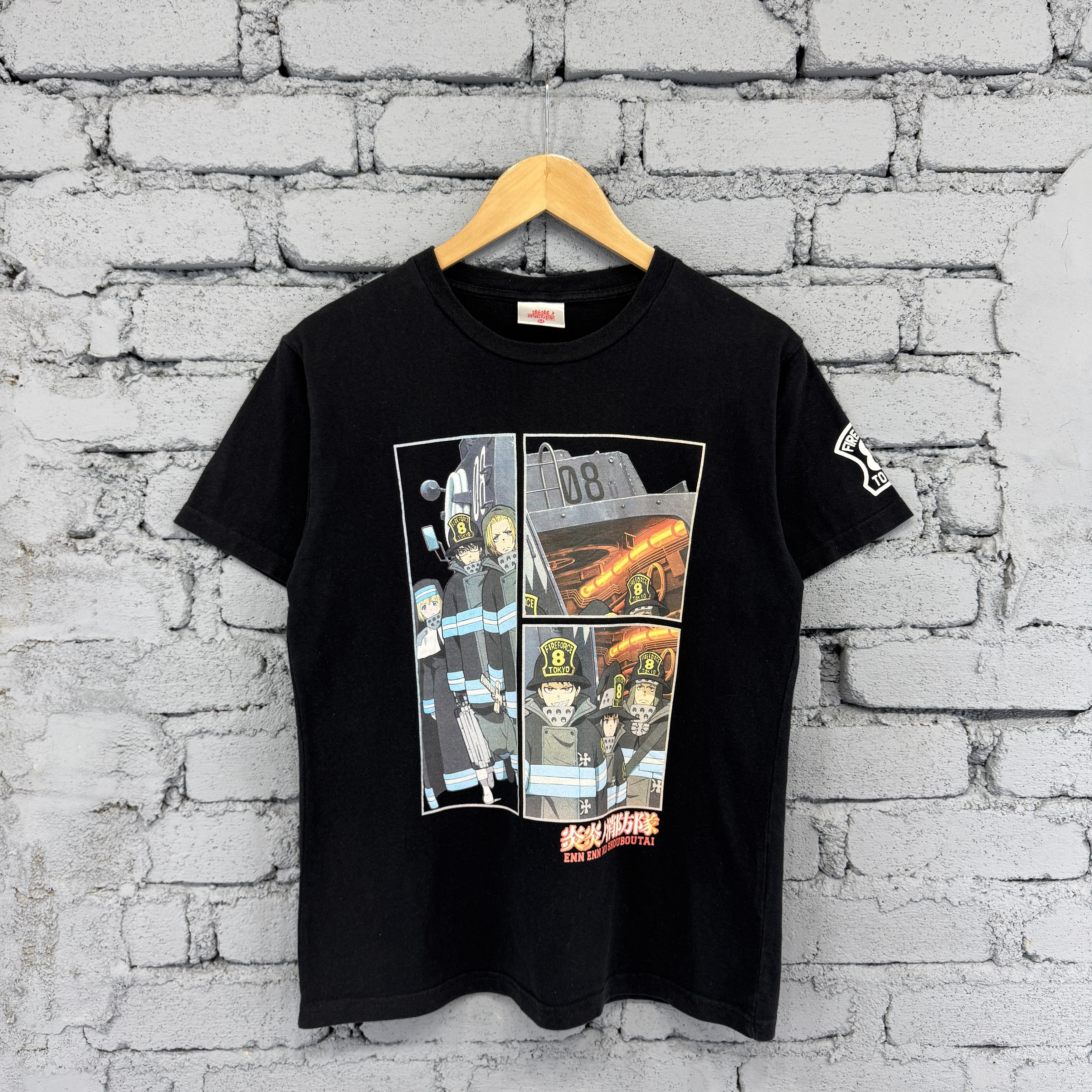 Anime Vintage 00s Japanese Anime Fire Force Tshirt Size US M / EU 48-50 / 2 - 1 Thumbnail
