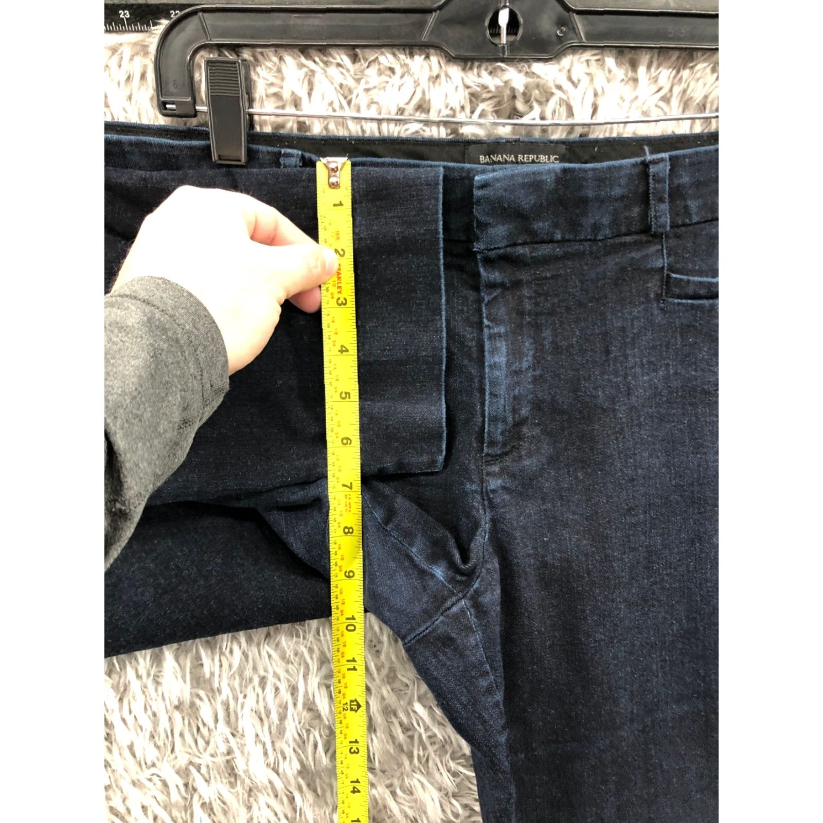 Banana Republic Banana Republic Sloan Jeans Size 10 Womens Mid Rise Dark Wash Blue Denim Size 32" / US 10 / IT 46 - 4 Thumbnail