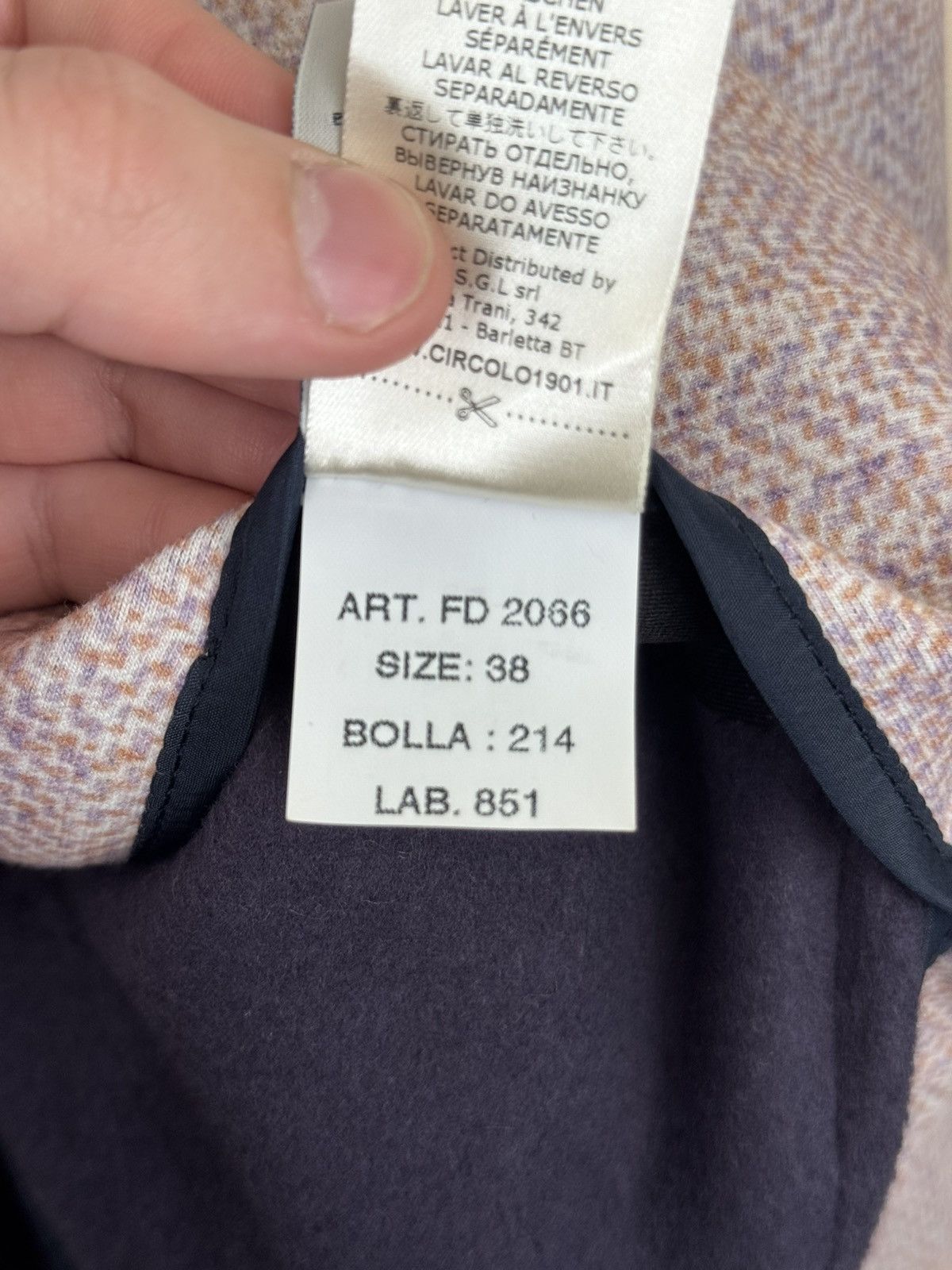 Circolo 1901 Circolo 1901 Women Blazer Pink XS Luxury Italy Designer Size XS / US 0-2 / IT 36-38 - 21 Thumbnail
