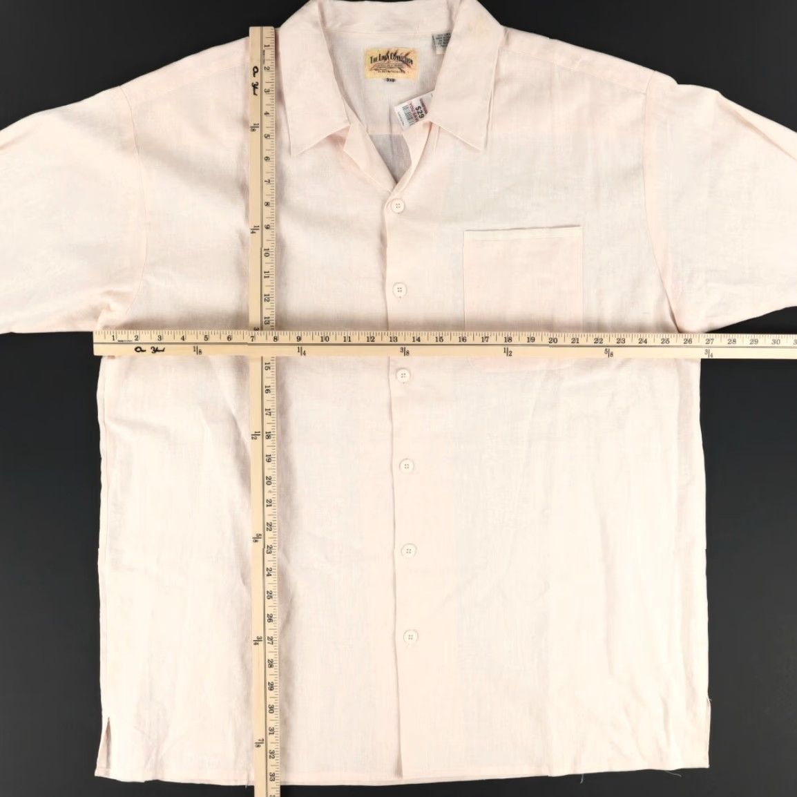 Vintage VTG Linen Solid Button Up Shirt Pink Men 3XB The Linen Connection Shirt VTG Mens Button Up 3XB Pink Linen Solid Size US XXL / EU 58 / 5 - 3 Thumbnail