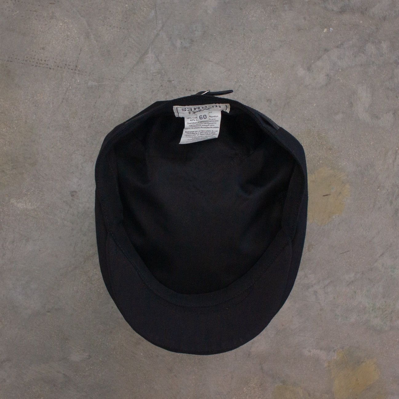 Hermes Hermes Horse Riding Hunting Cap With Leather Strap 60cm. Size ONE SIZE - 7 Thumbnail