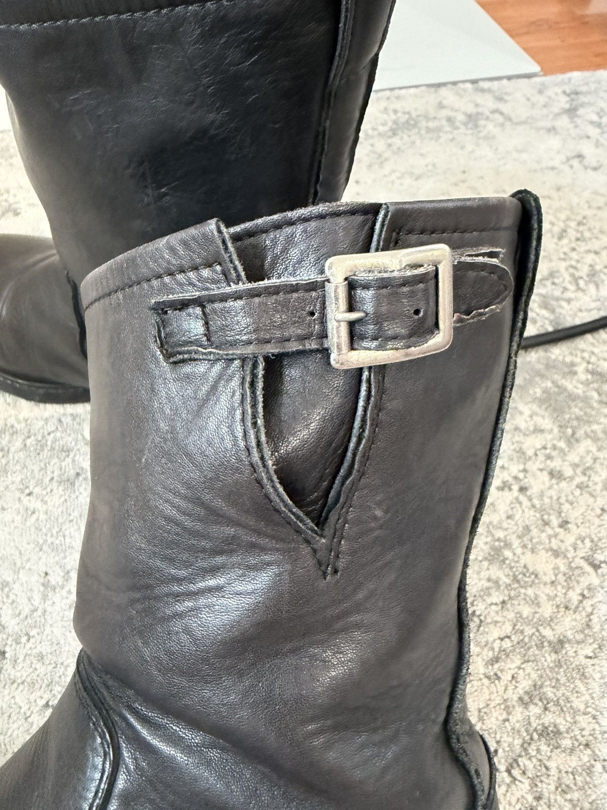 Undercover AW04 Leather Engineer Boots Size US 8.5 / EU 41-42 - 3 Thumbnail