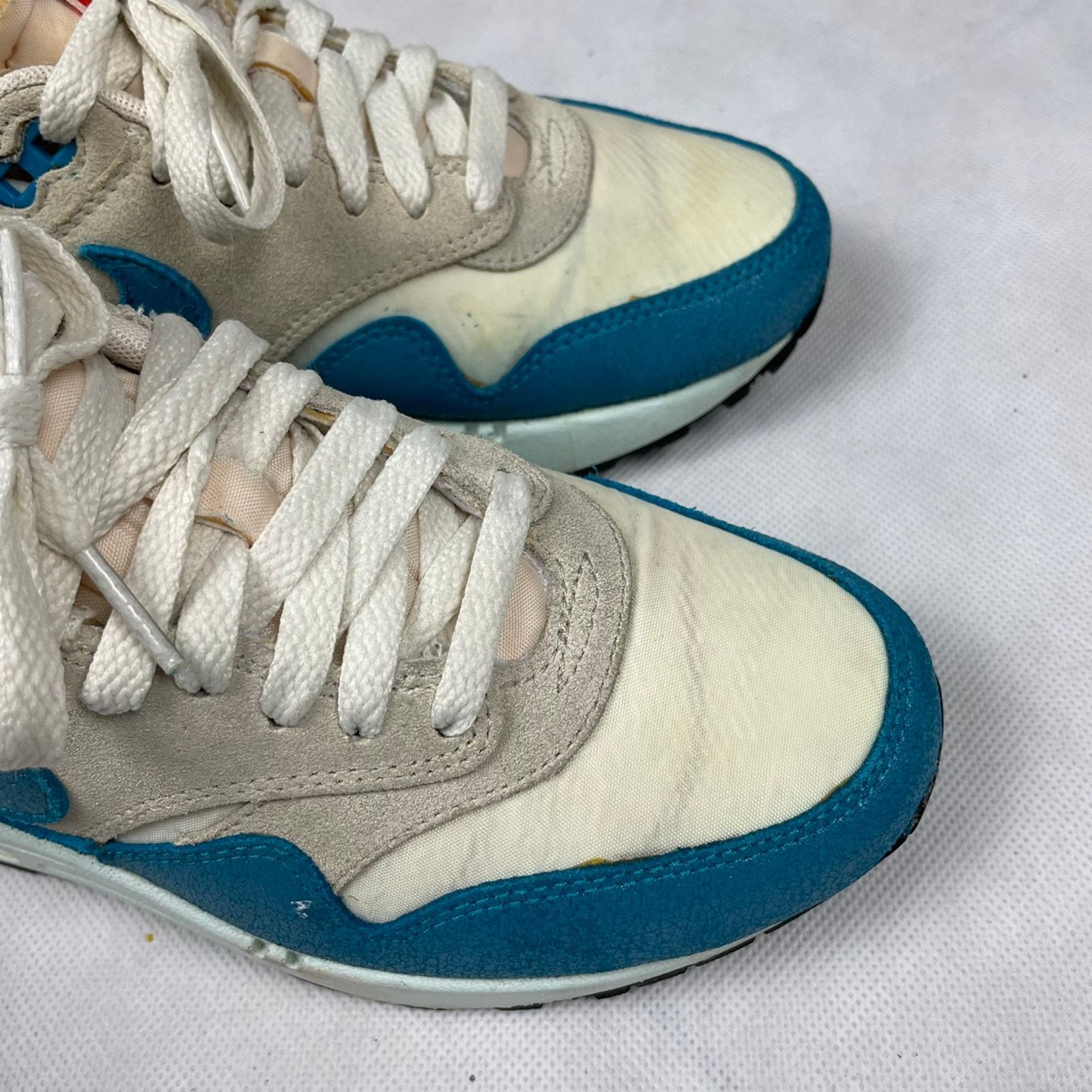 Nike × Vintage Nike Air Max 1 Vintage Sail Neo Turquoise Size US 6,5 Size US 6.5 / IT 36.5 - 8 Thumbnail