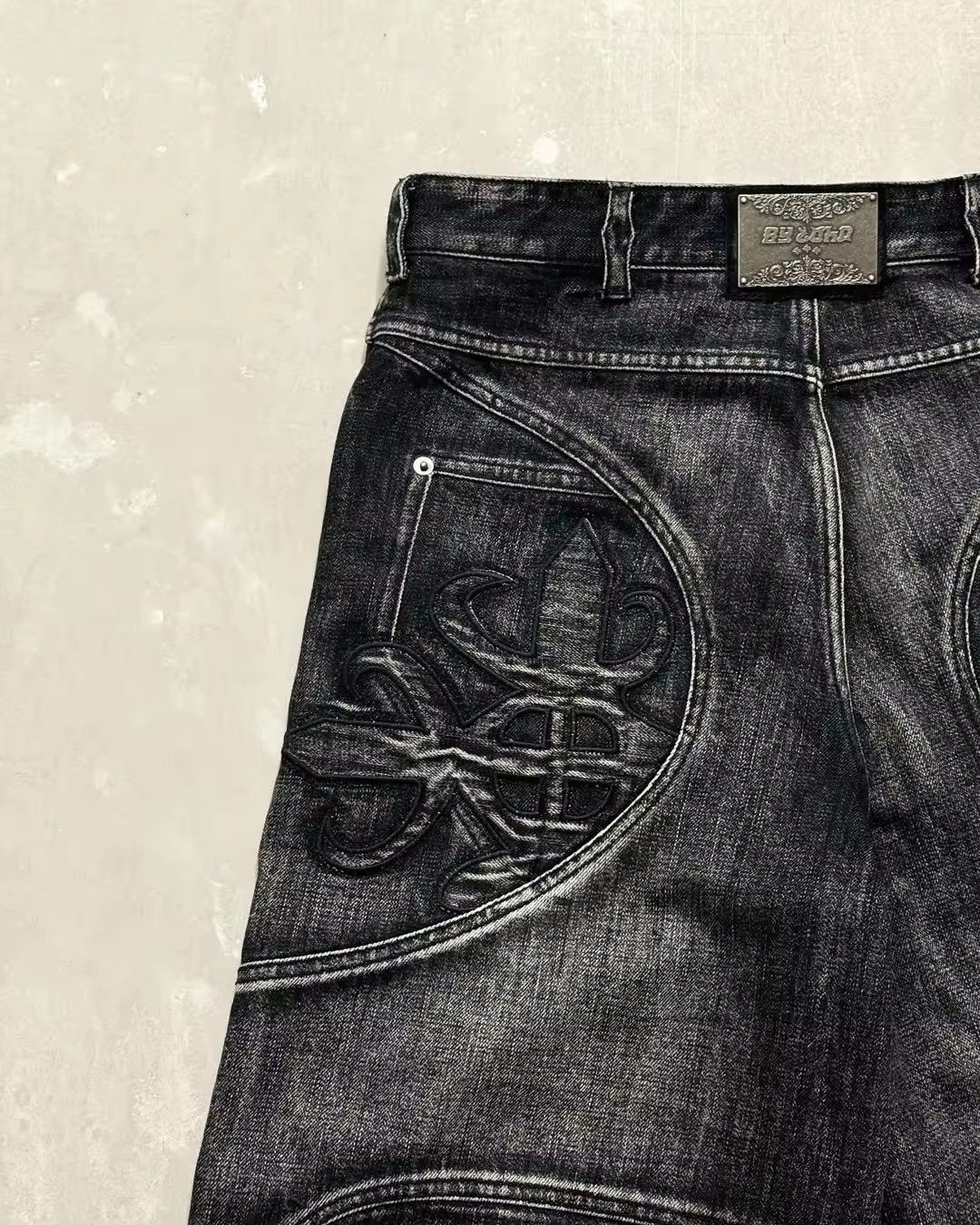 Japanese Brand × Vintage Y2K Streetwear Washed Retro Baggy Jean Size US 36 / EU 52 - 3 Thumbnail