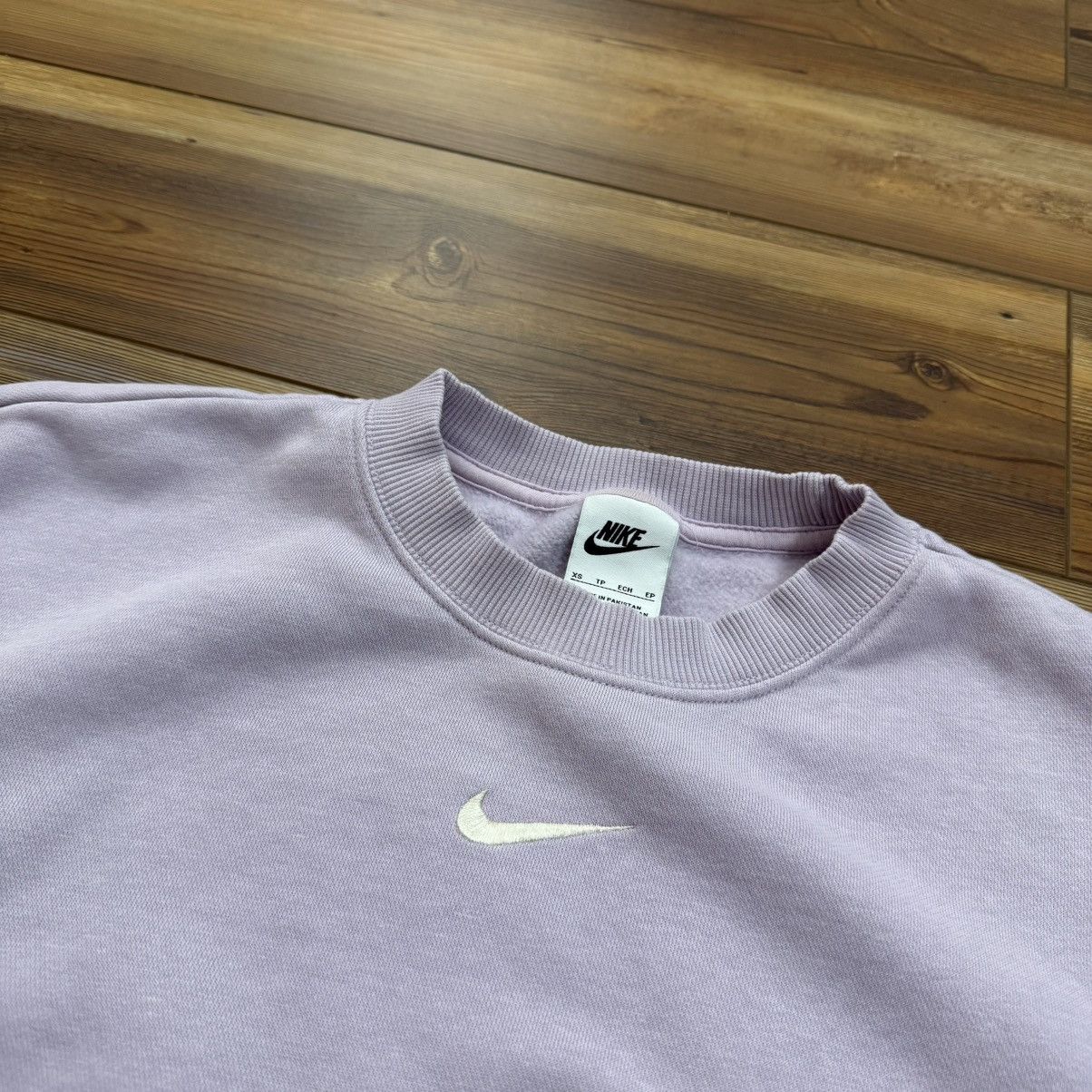 Nike Pink Nike Y2K Center Swoosh Crewneck Sweatshirt Size US M / EU 48-50 / 2 - 2 Thumbnail