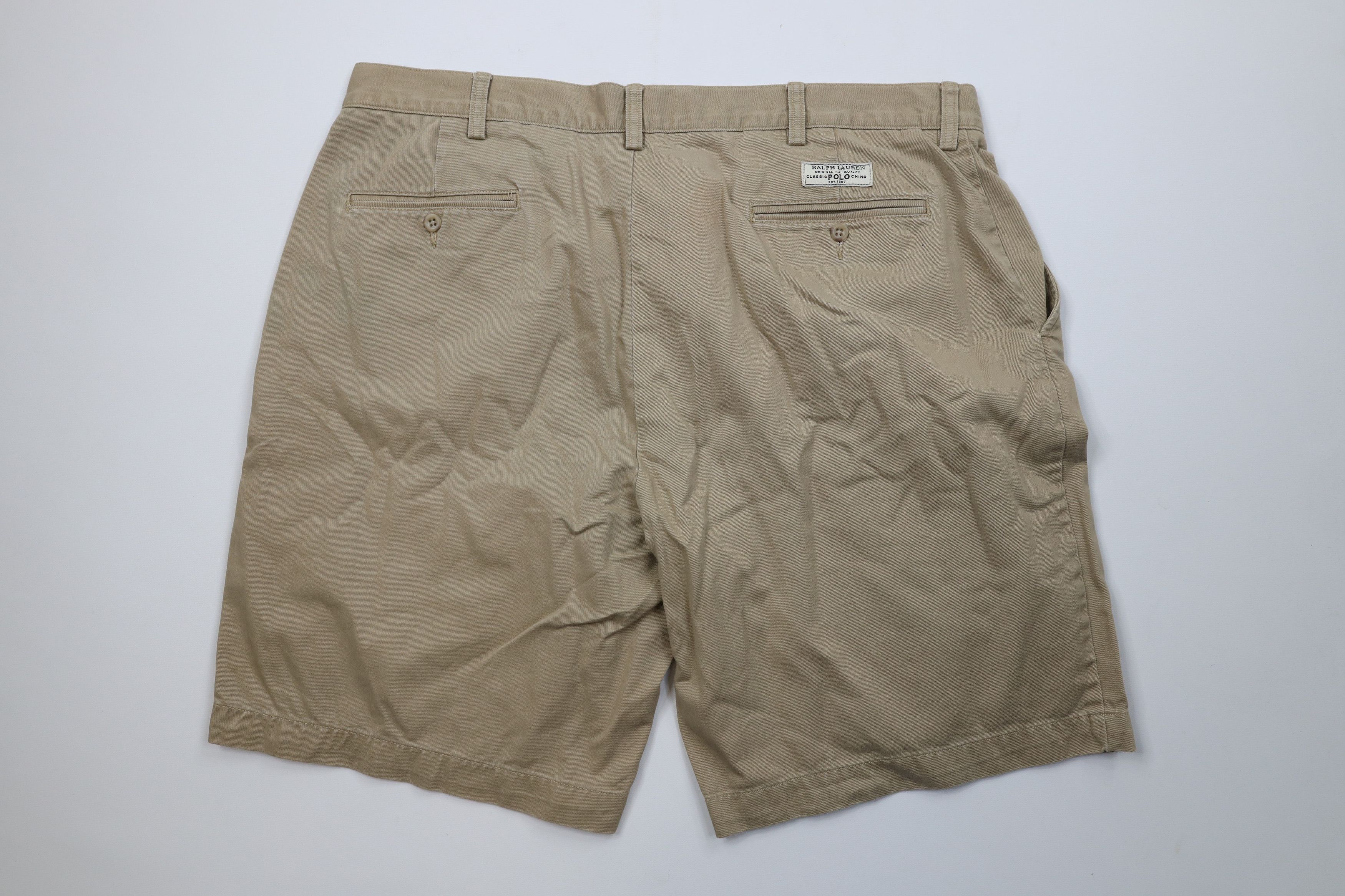 Ralph Lauren Vintage 90s Ralph Lauren Above Knee Chino Shorts Cotton Size US 40 / EU 56 - 9 Thumbnail