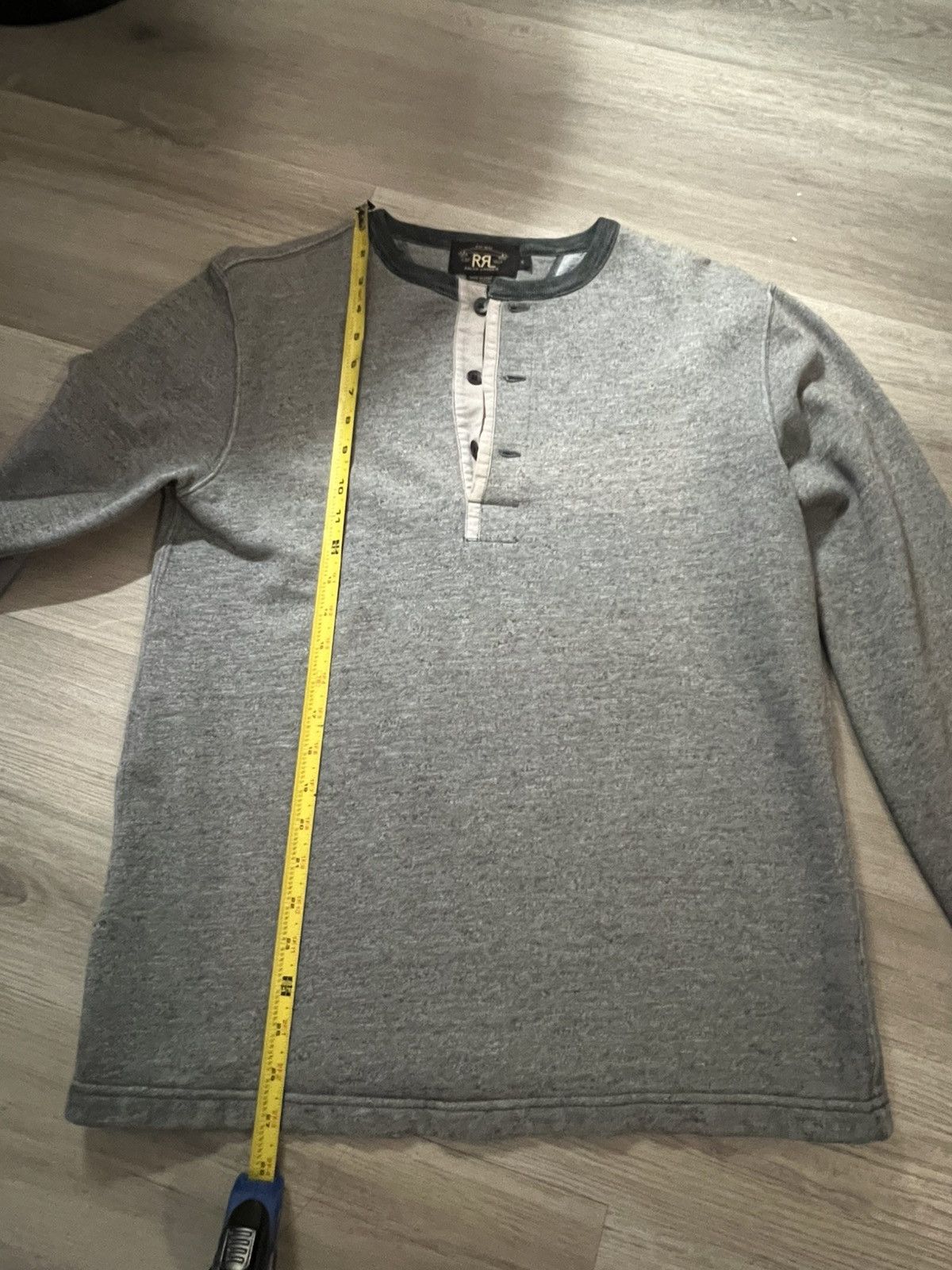 RRL Ralph Lauren RRL Henley Sweater Size US S / EU 44-46 / 1 - 1 Thumbnail