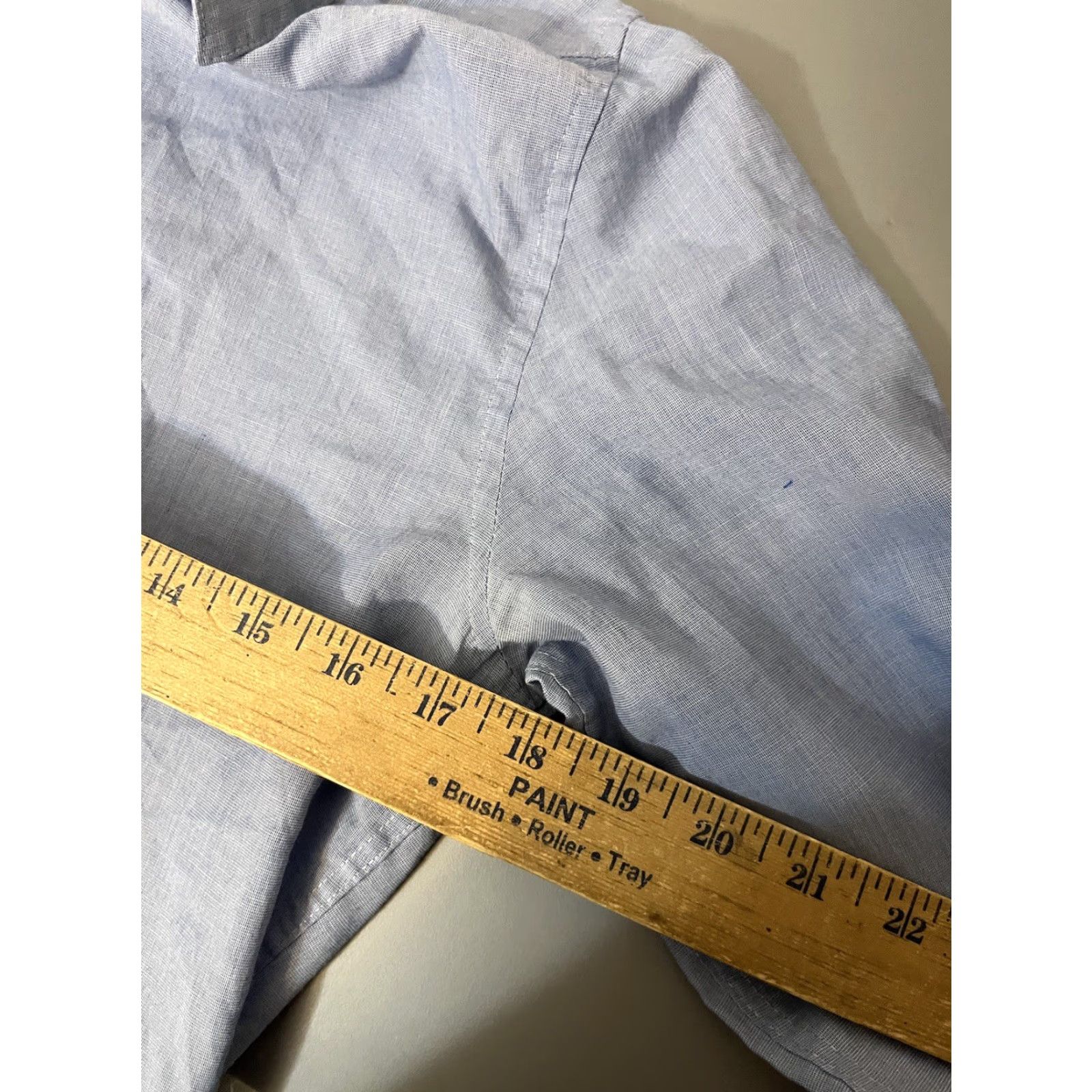 H&M H&M Button-Up Shirt Slim Fit Blue Long Sleeve Size Small Men Classic Casual Shirt Regular Size Small Blue Slim Fit Button-Front Mens Size 36R - 5 Thumbnail