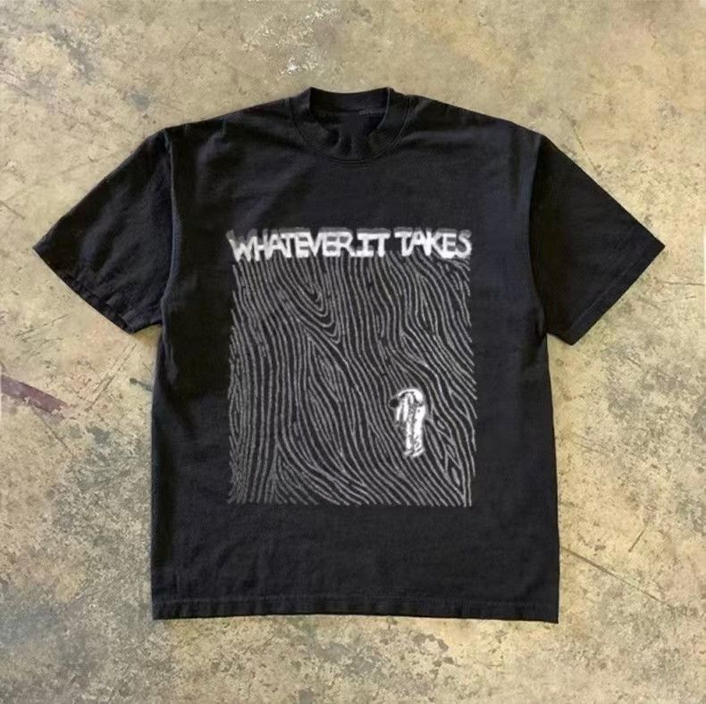 Vintage Black retro bone print t-shirt Size US M / EU 48-50 / 2 - 2 Thumbnail