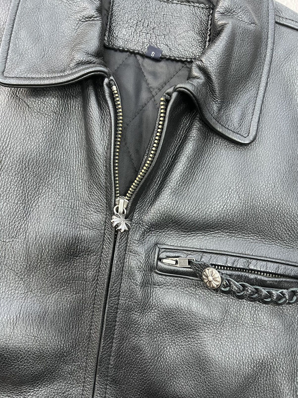 Vintage × West Coast Choppers SALE💣💣 Vintage Genuine Real Leather Jacket High Quality Rock Size US M / EU 48-50 / 2 - 7 Thumbnail