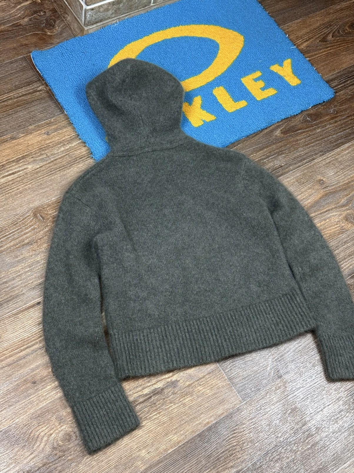 Lisa Yang Lisa Yang Cashmere Knitted Hooded Green Sweater Size M / US 6-8 / IT 42-44 - 14 Thumbnail