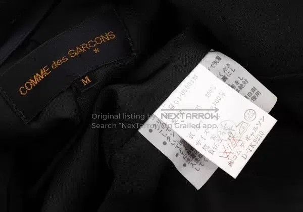 Comme des Garcons Comme des Garcons Black vintage design double-breasted top Size M / US 6-8 / IT 42-44 - 9 Thumbnail