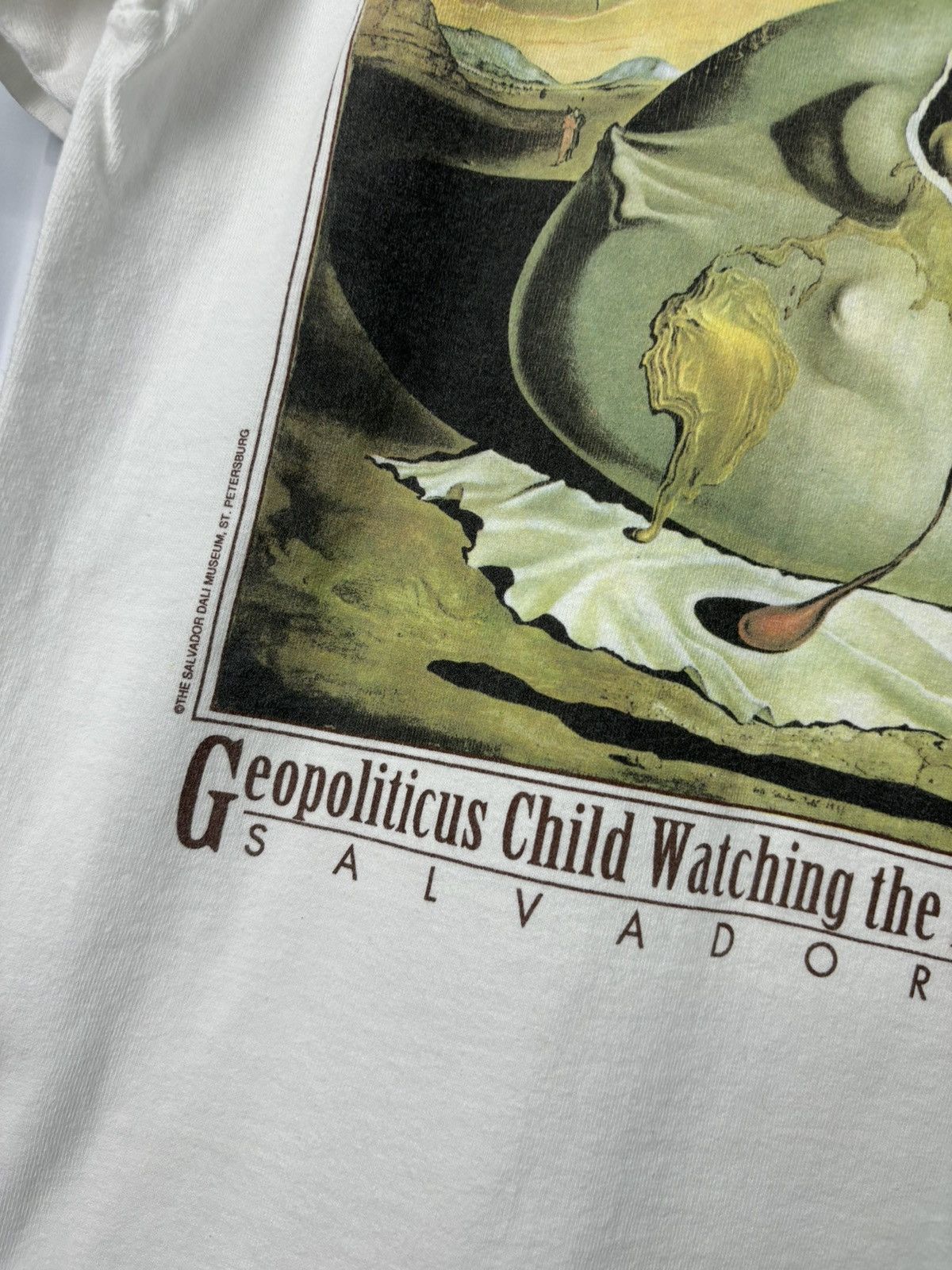 Vintage VERY RARE! Vintage 90’s Salvador Dali Birth Of New Man Size US M / EU 48-50 / 2 - 6 Thumbnail