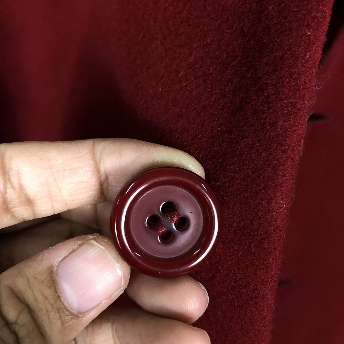 Japanese Brand 🔥Wool Herringbone Long Jacket Noue-rue Yohji Yamamoto Japan Size US M / EU 48-50 / 2 - 16 Thumbnail