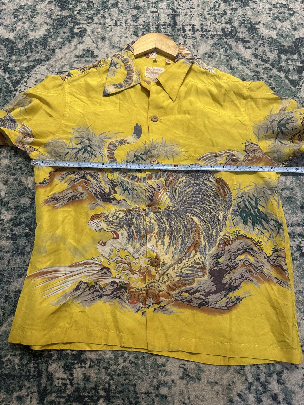 Sun Surf Vintage Sun Surf Toyo Enterprise Pure Silk Tiger L/S Shirt Size US S / EU 44-46 / 1 - 12 Thumbnail