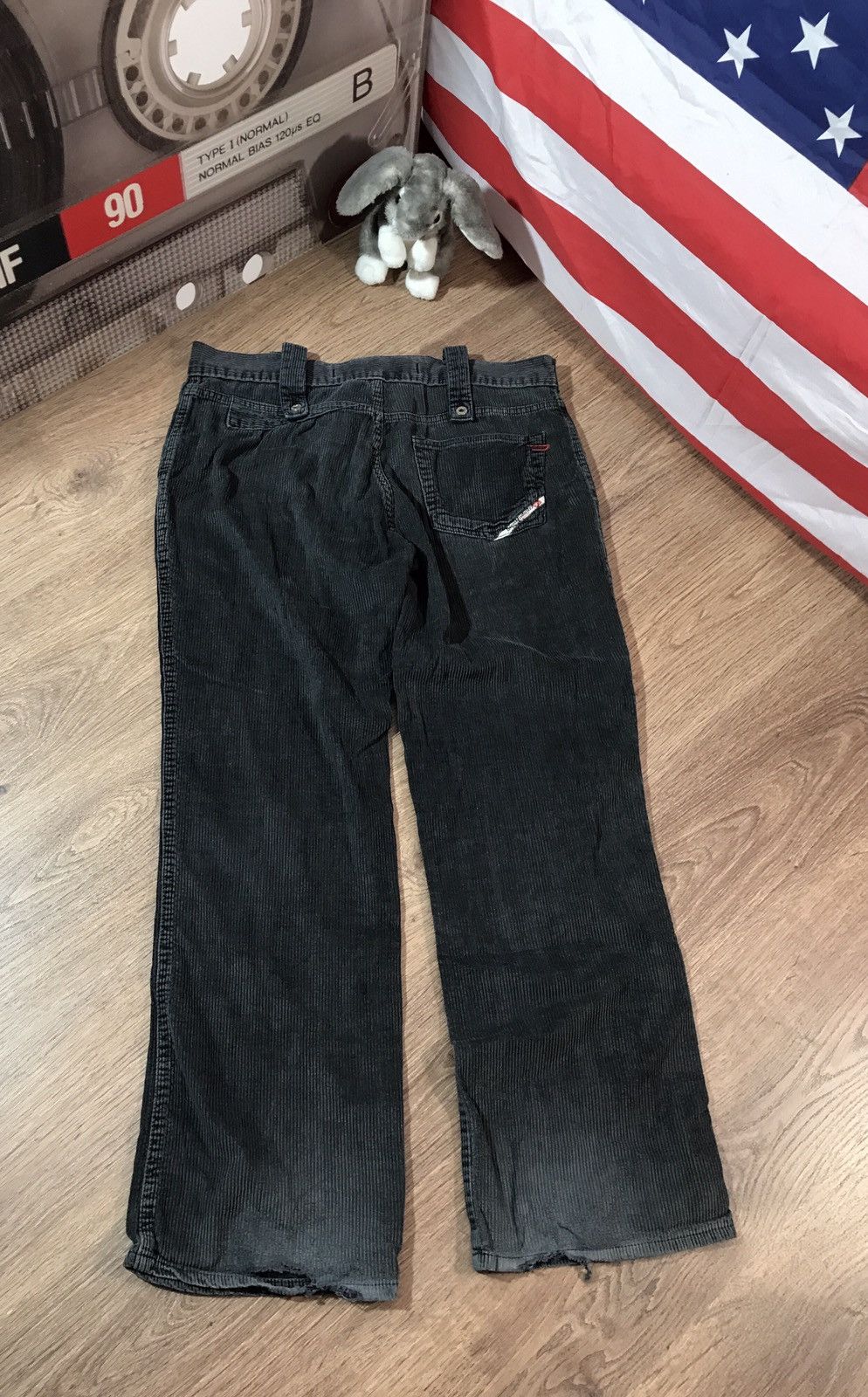 Diesel × Vintage Vintage Diesel velvet pants jeans size 36 Size US 36 / EU 52 - 6 Thumbnail