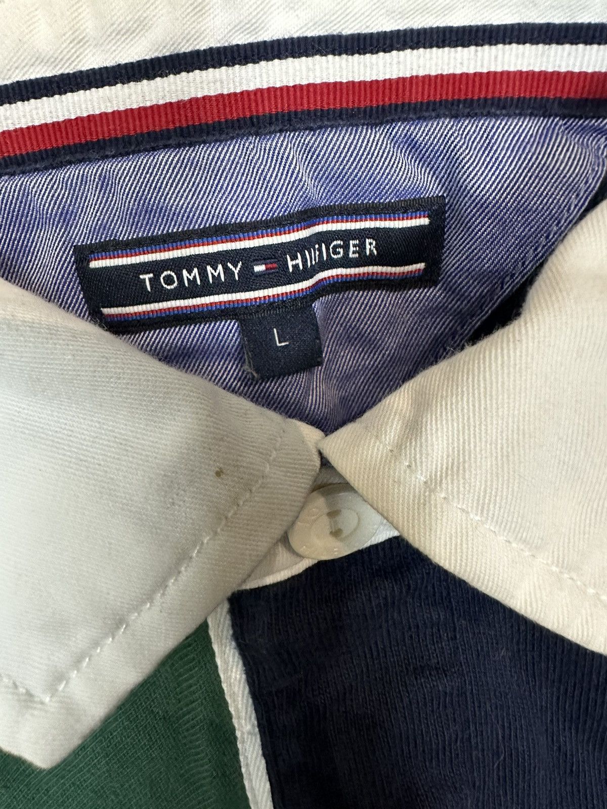 Rugby Ralph Lauren × Tommy Hilfiger Tommy Hilfiger Rugby Shirt Style Ralph Lauren Y2K Size US L / EU 52-54 / 3 - 4 Thumbnail