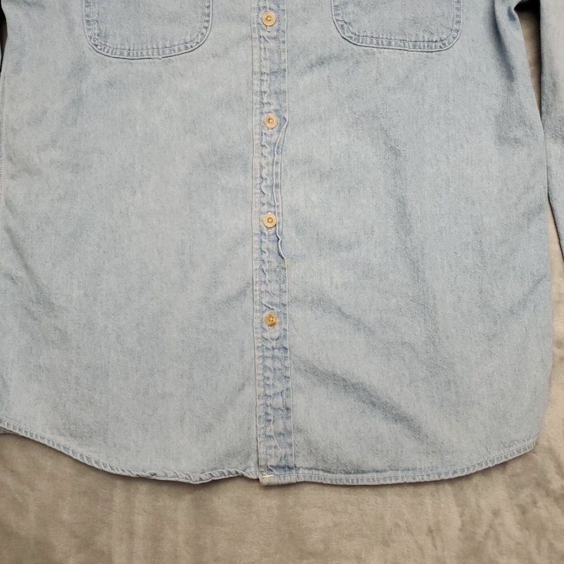 Vintage VINTAGE Arizona Jean Company Shirt Mens XL Blue Denim Work Force Embroidered 90s Shirt Mens XL Blue Denim Work Force Embroidered 90s Size US XL / EU 56 / 4 - 2 Thumbnail