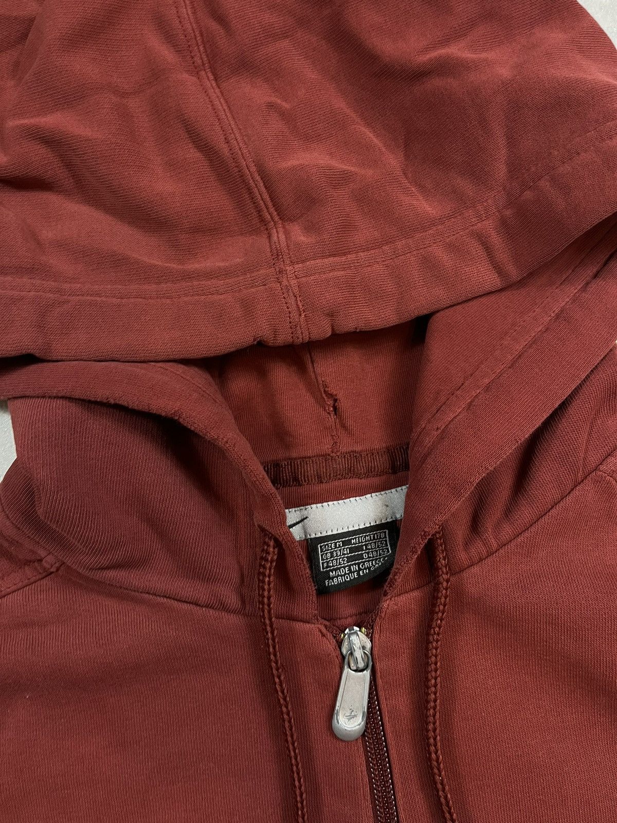 Nike × Vintage 90s Nike Swoosh Vintage Y2K Oversized Distressed Zip Hoodie Size US L / EU 52-54 / 3 - 10 Thumbnail