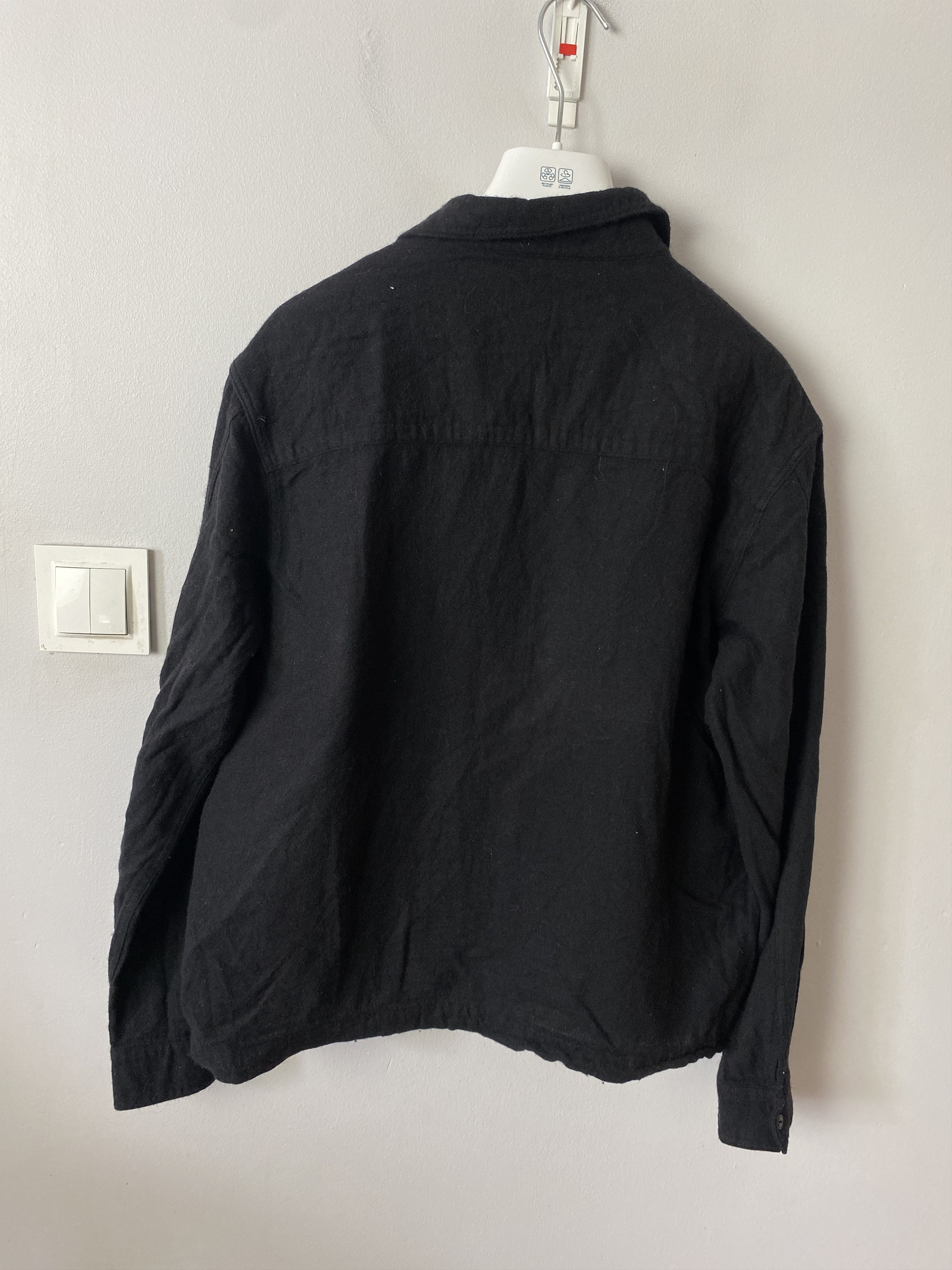 YMC You Must create cotton wool zip-up jacket overshirt