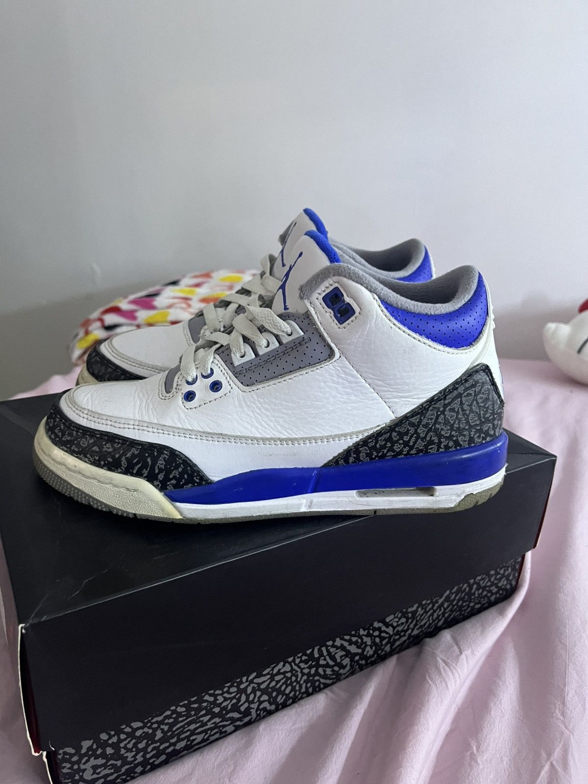 Jordan Brand jordan 3 racer blue Size US 5.5 / IT 35.5 - 2 Thumbnail