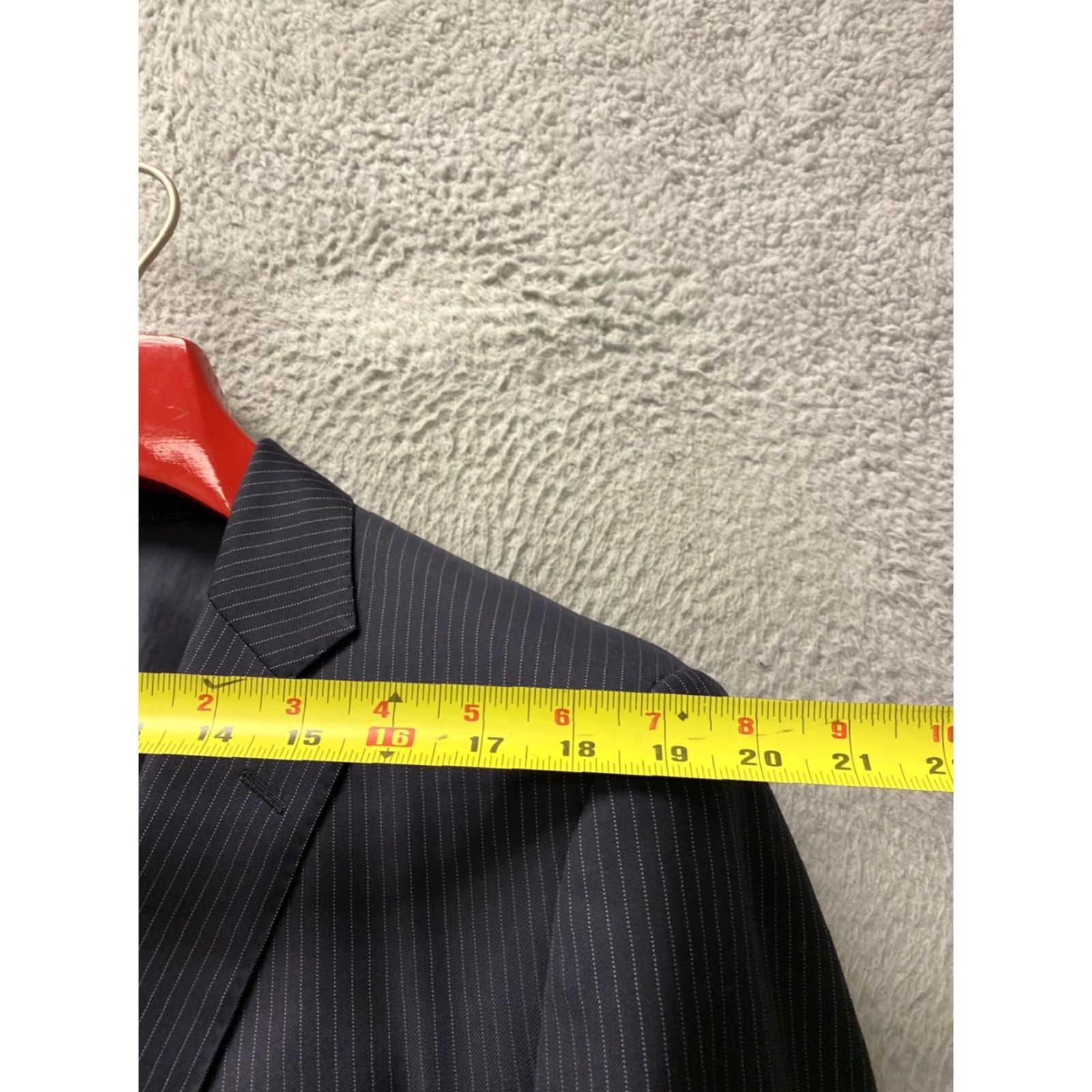 Polo Ralph Lauren Ralph Lauren Blazer Men’s 42R Striped Black Wool 160-4 Size 42R - 6 Thumbnail
