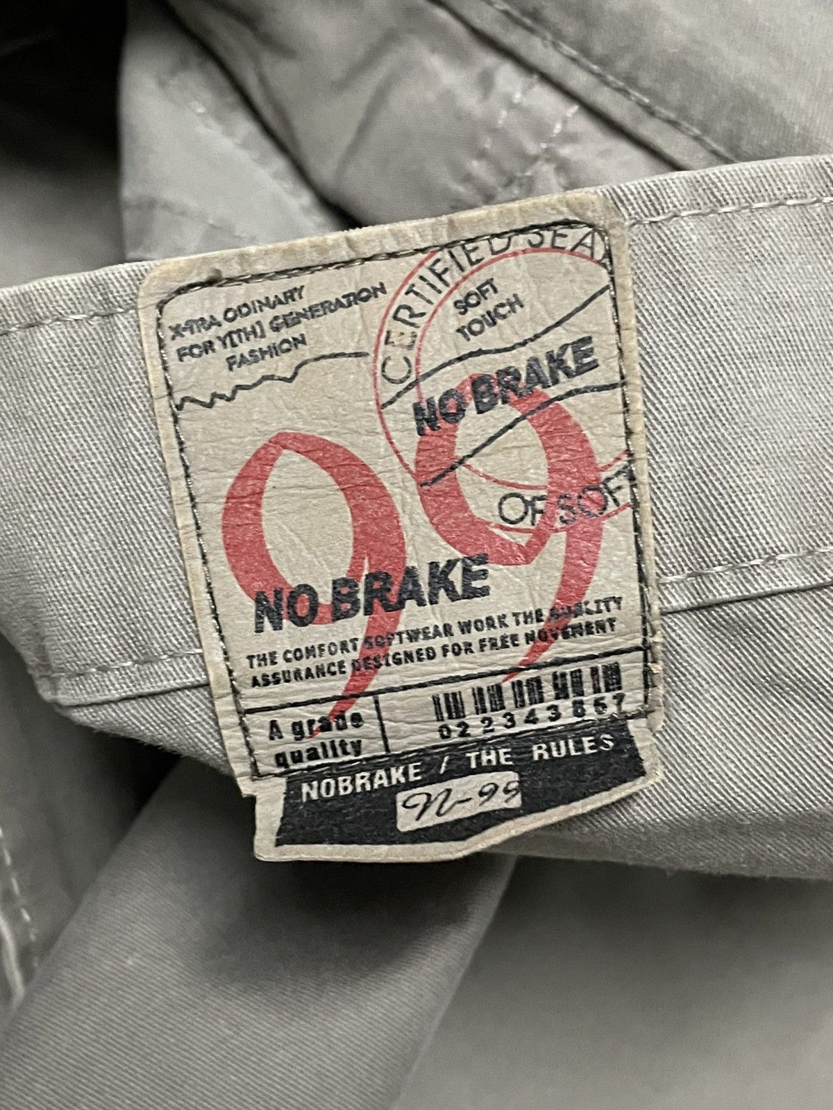 Designer × Japanese Brand × Vintage Vintage 1990s Japan Designer No Brake Cargo Multipcoket Pant Size US 29 - 17 Thumbnail