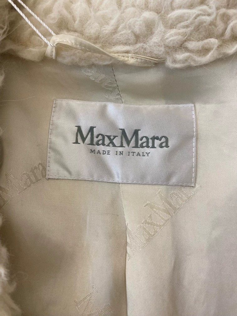Max Mara Max Mara White Teddy Coat Size M / US 6-8 / IT 42-44 - 3 Thumbnail