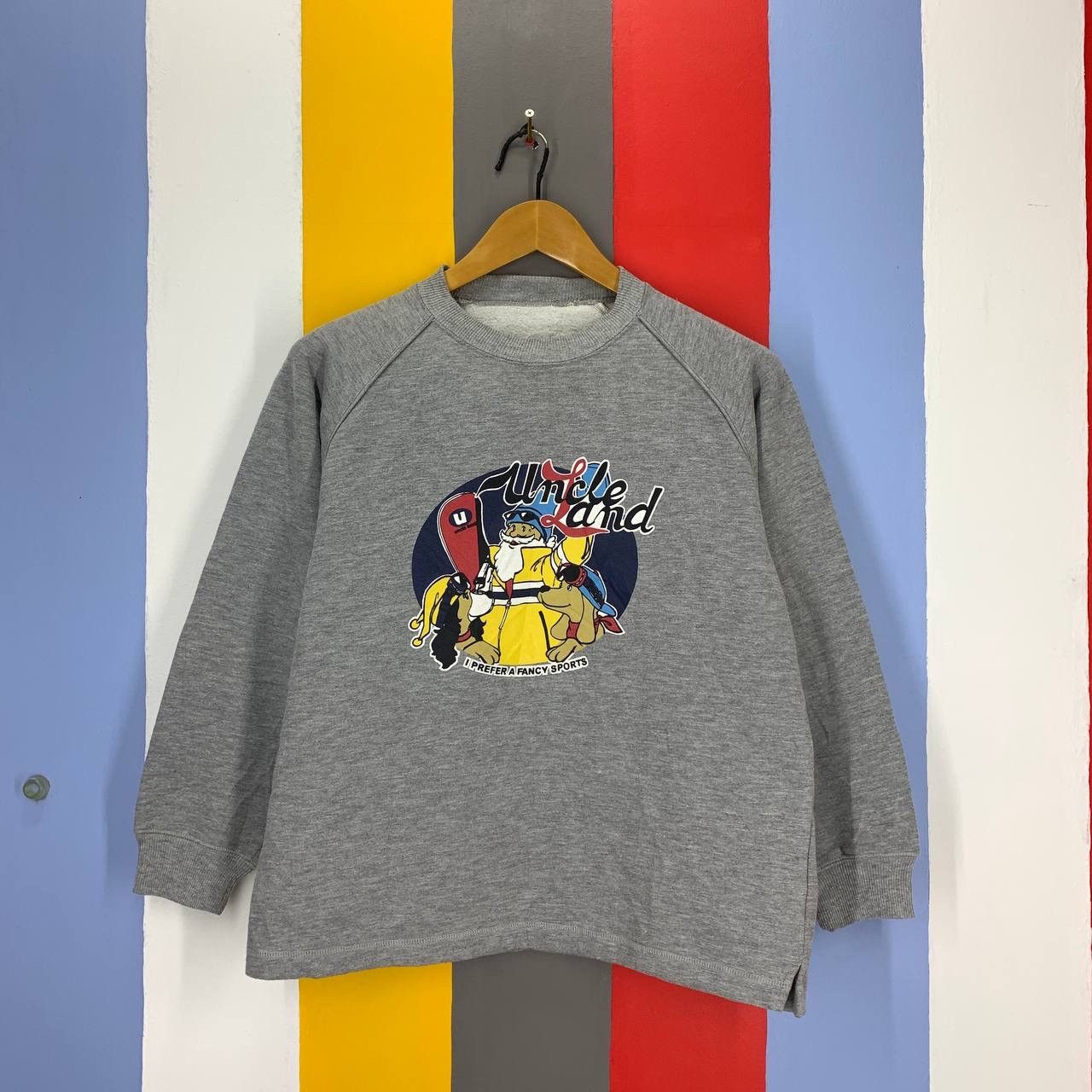 Vintage UNCLE LAND PREFER A FANCY SPORTS Sweatshirt #2118/11 Size US M / EU 48-50 / 2 - 1 Thumbnail