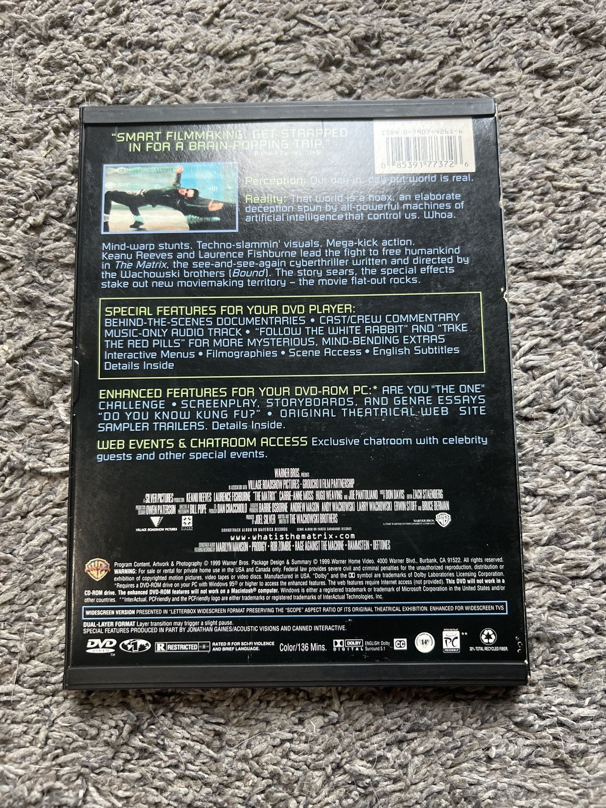 Warner Bros The Matrix (DVD) Size ONE SIZE - 2 Thumbnail