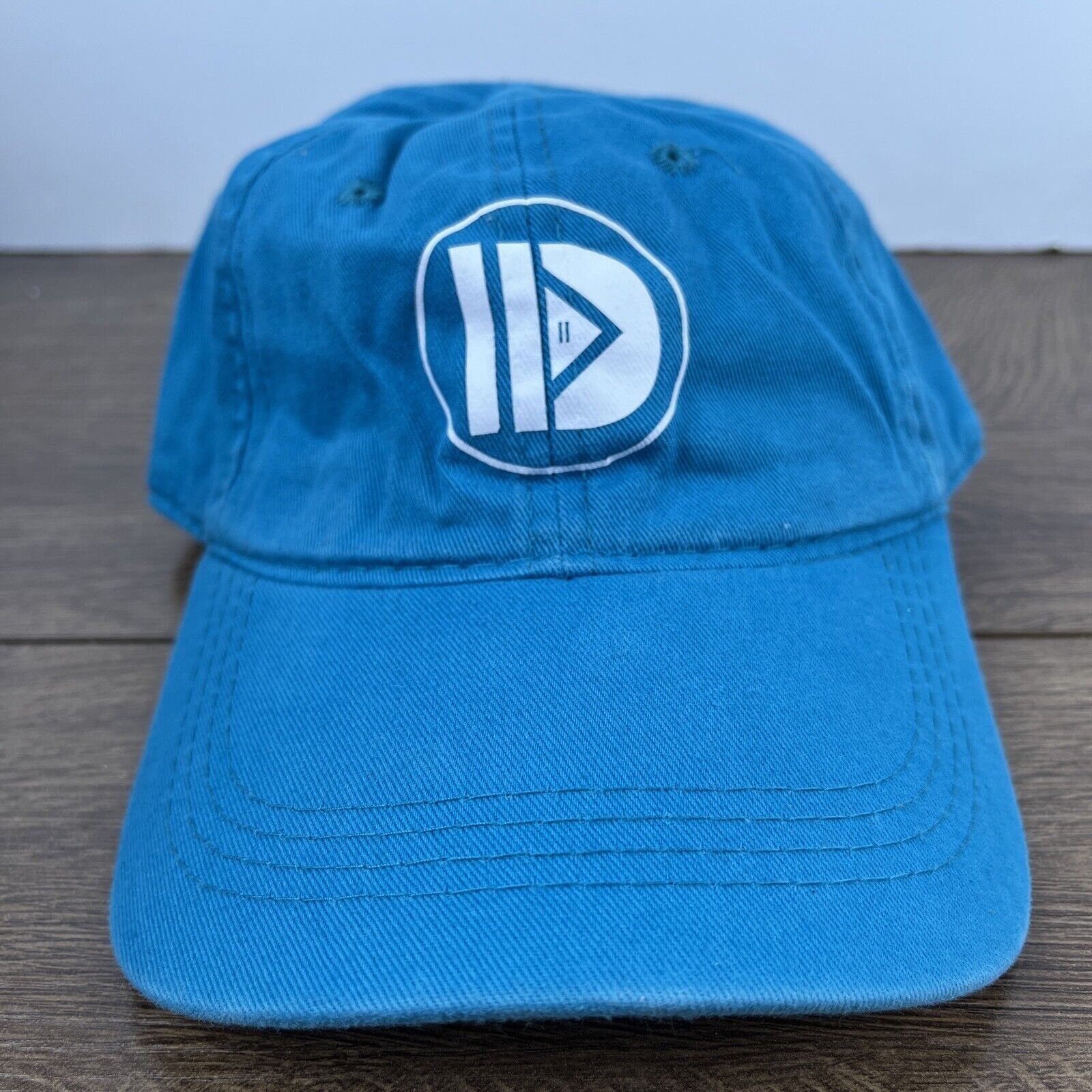 Other Pause Play Hat Blue Hat Adjustable Blue Adult Size Hat Size ONE SIZE - 2 Thumbnail