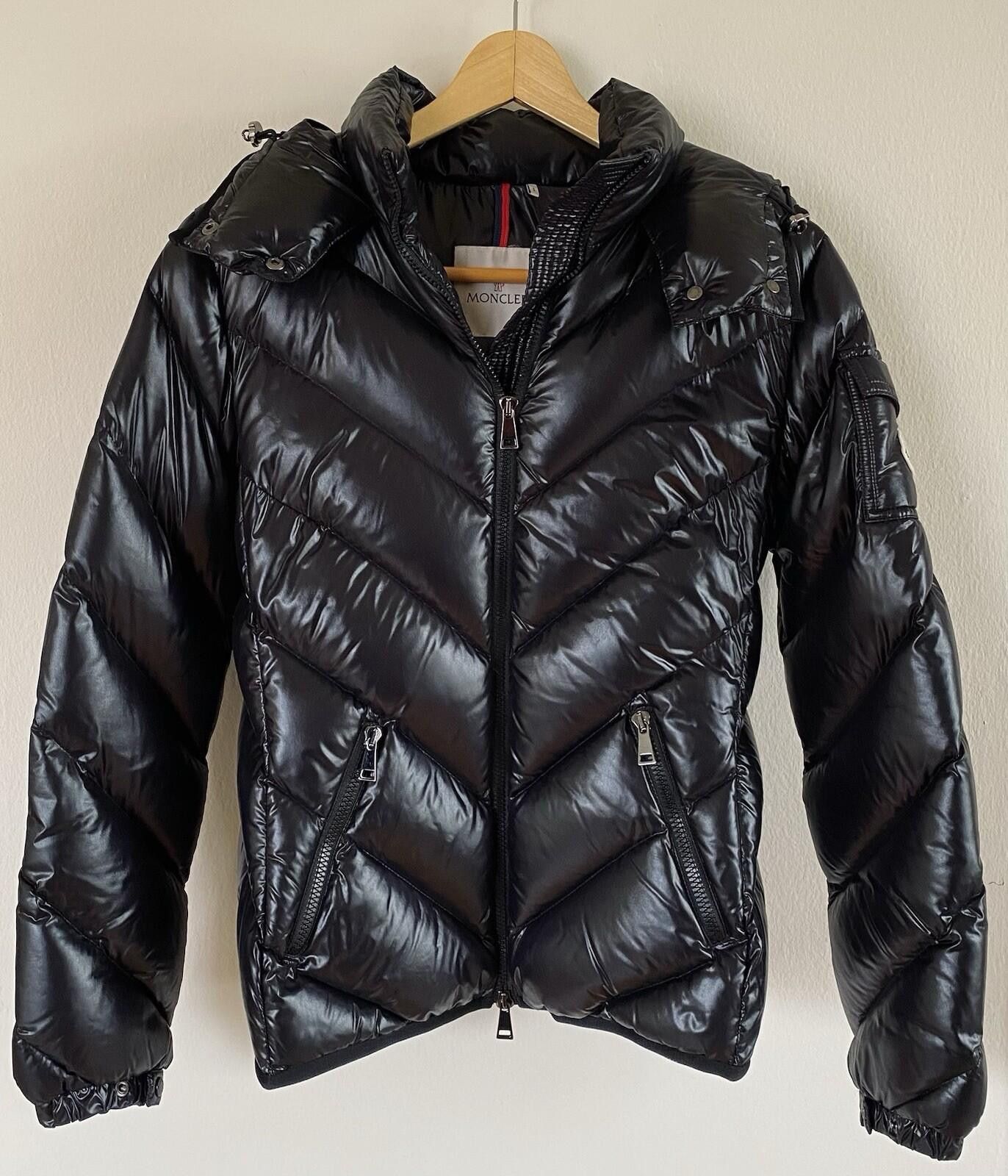Moncler Moncler Black Brouel Hooded Quilted Jacket Goose Down Size 2 Size XS / US 0-2 / IT 36-38 - 1 Thumbnail