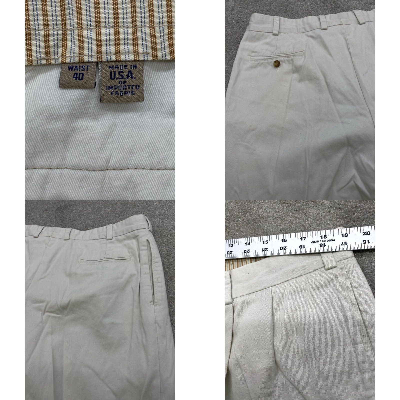 Bills Khakis Bills Khakis Pants Men 40 Tan Classic Fit Cuffed Business Casual USA Size US 40 / EU 56 - 8 Thumbnail