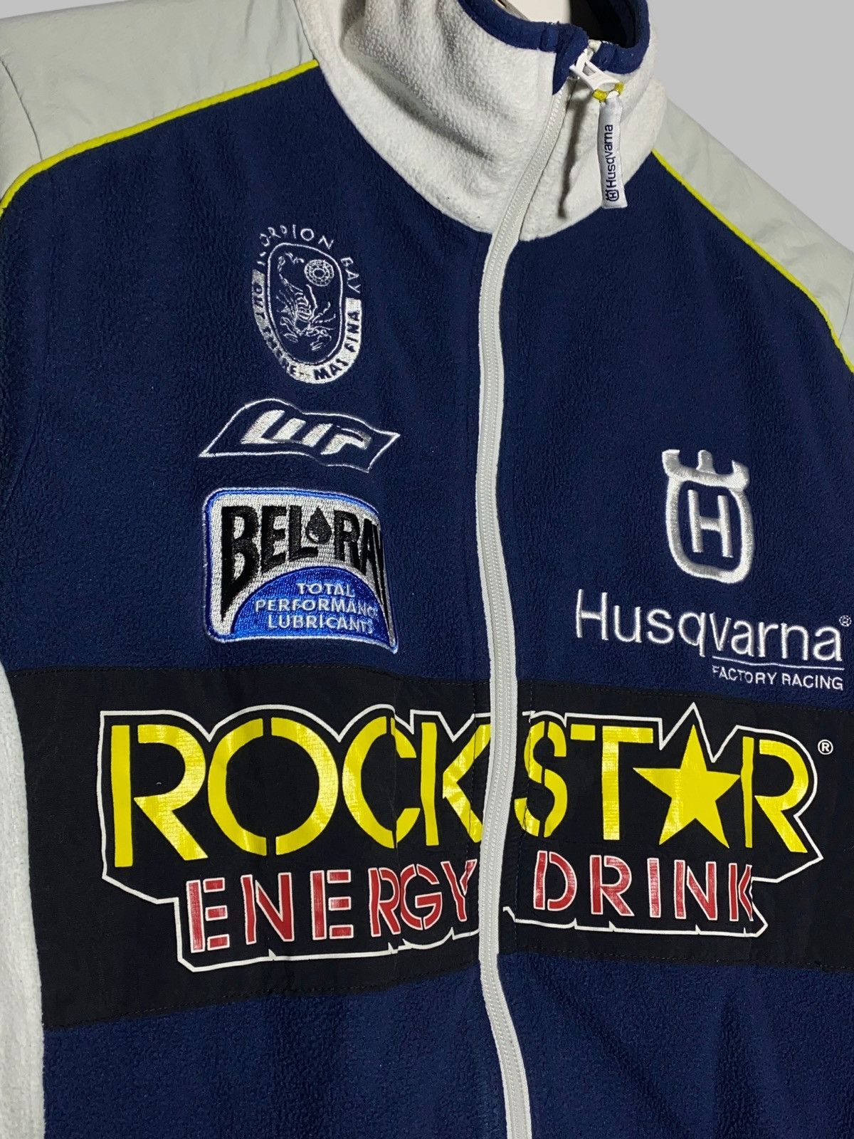 Vintage 🔥 Y2K ROCKSTAR ENERGY ZIP HOODIE MOTO GP STREET RACER Size US S / EU 44-46 / 1 - 4 Thumbnail