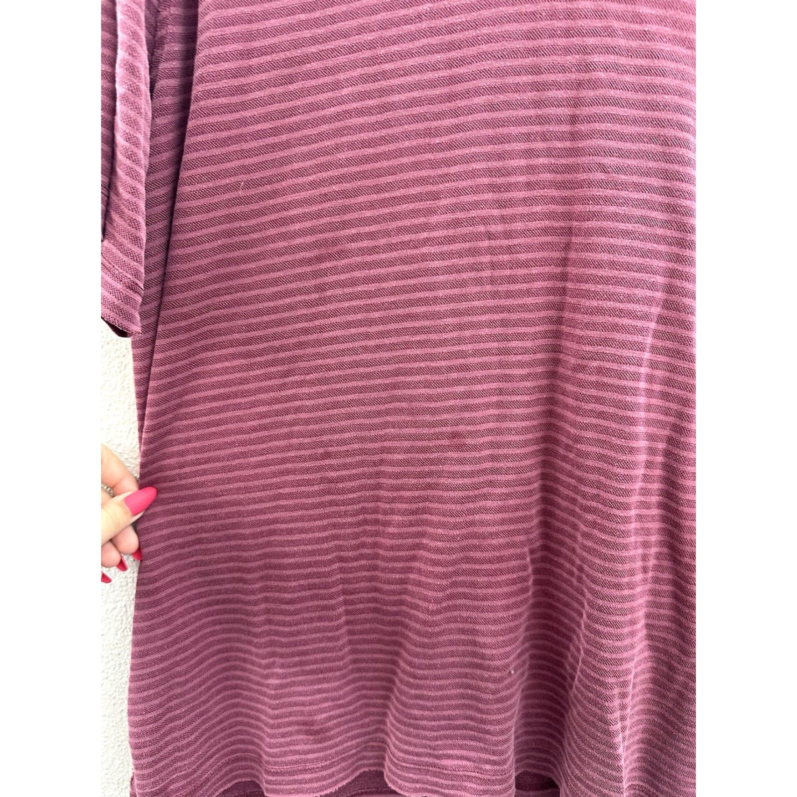 Croft & Barrow VINTAGE Croft & Barrow Mens Polo Shirt XL Maroon Striped Short Sleeve Collared Shirt Men Red Pattern Polo Size US XL / EU 56 / 4 - 3 Thumbnail