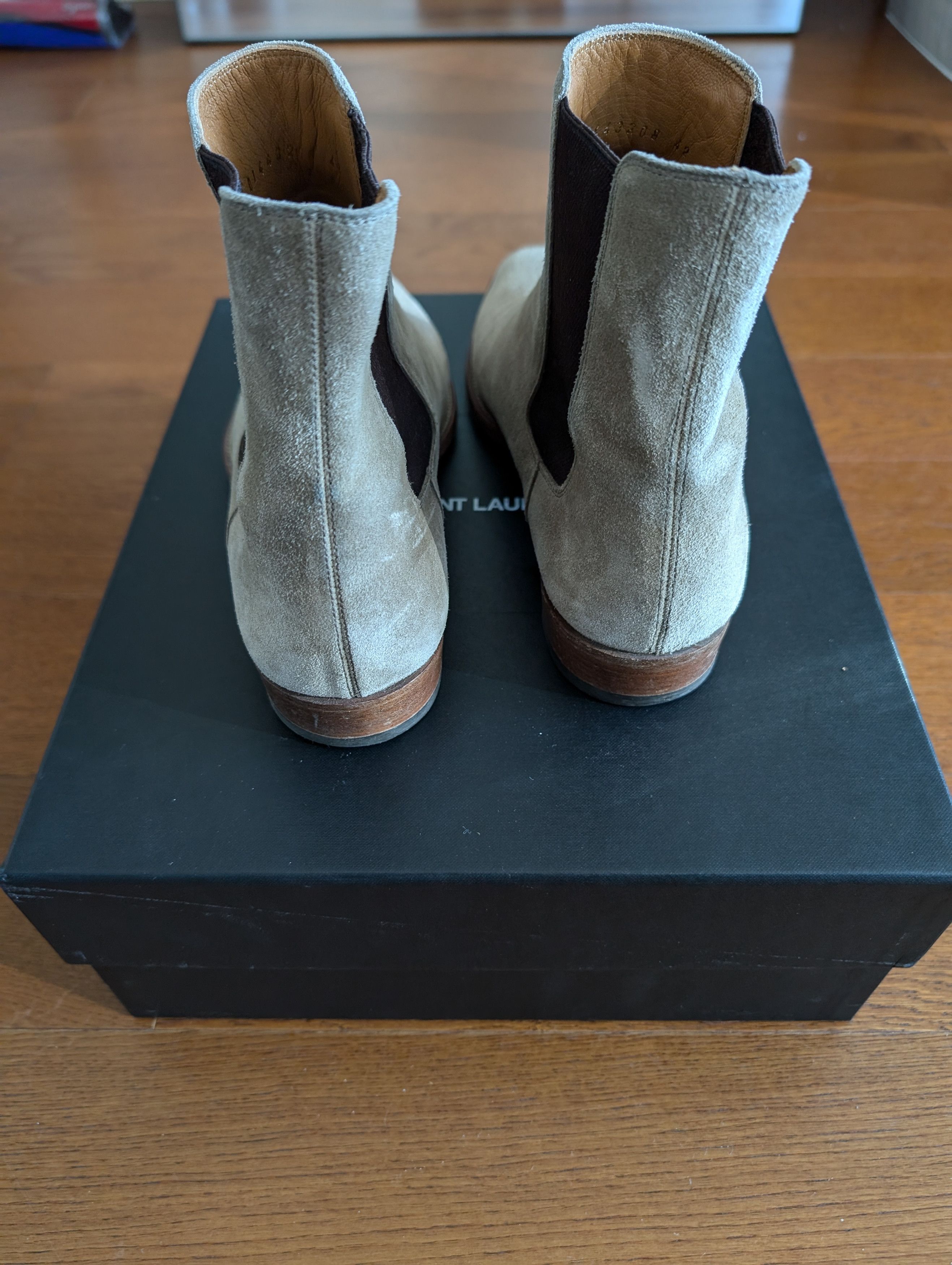Saint Laurent Paris Saint Laurent Paris Wyatt Chelsea Boots 30 Sigaro Tan 42 9US Size US 9 / EU 42 - 7 Thumbnail