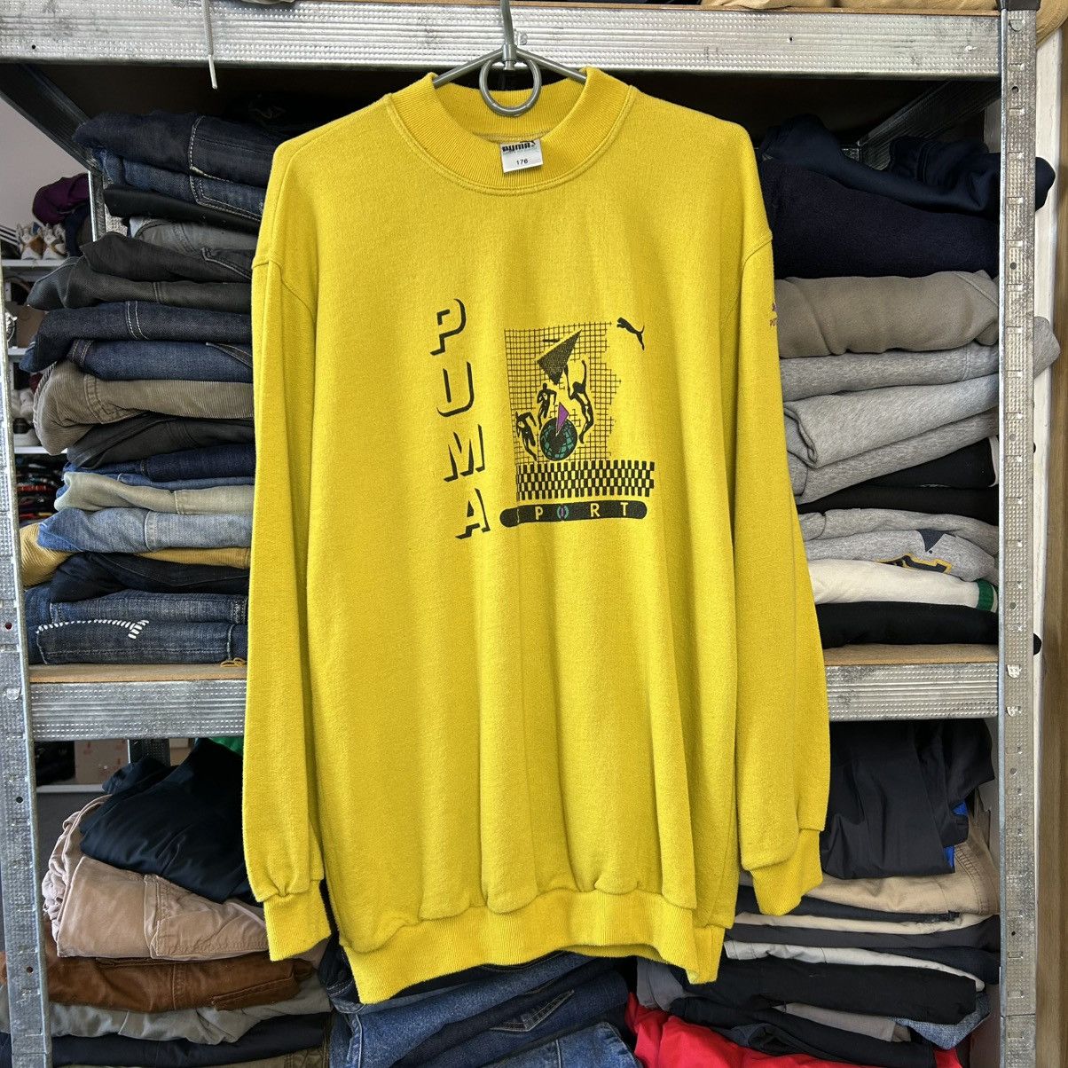 Puma Vintage Puma Sport Big Logo 90’s Streetwear sweatshirt Size US S / EU 44-46 / 1 - 1 Thumbnail