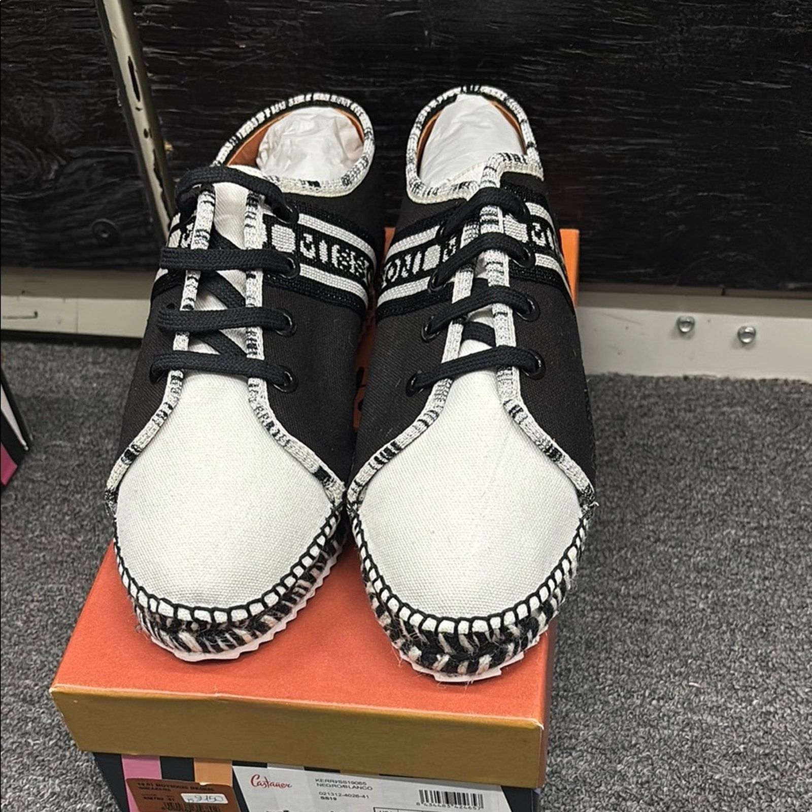 Missoni NWT Missoni Men's Black White Sneaker Shoes Size 41 US 11 Size US 11 / EU 44 - 1 Thumbnail