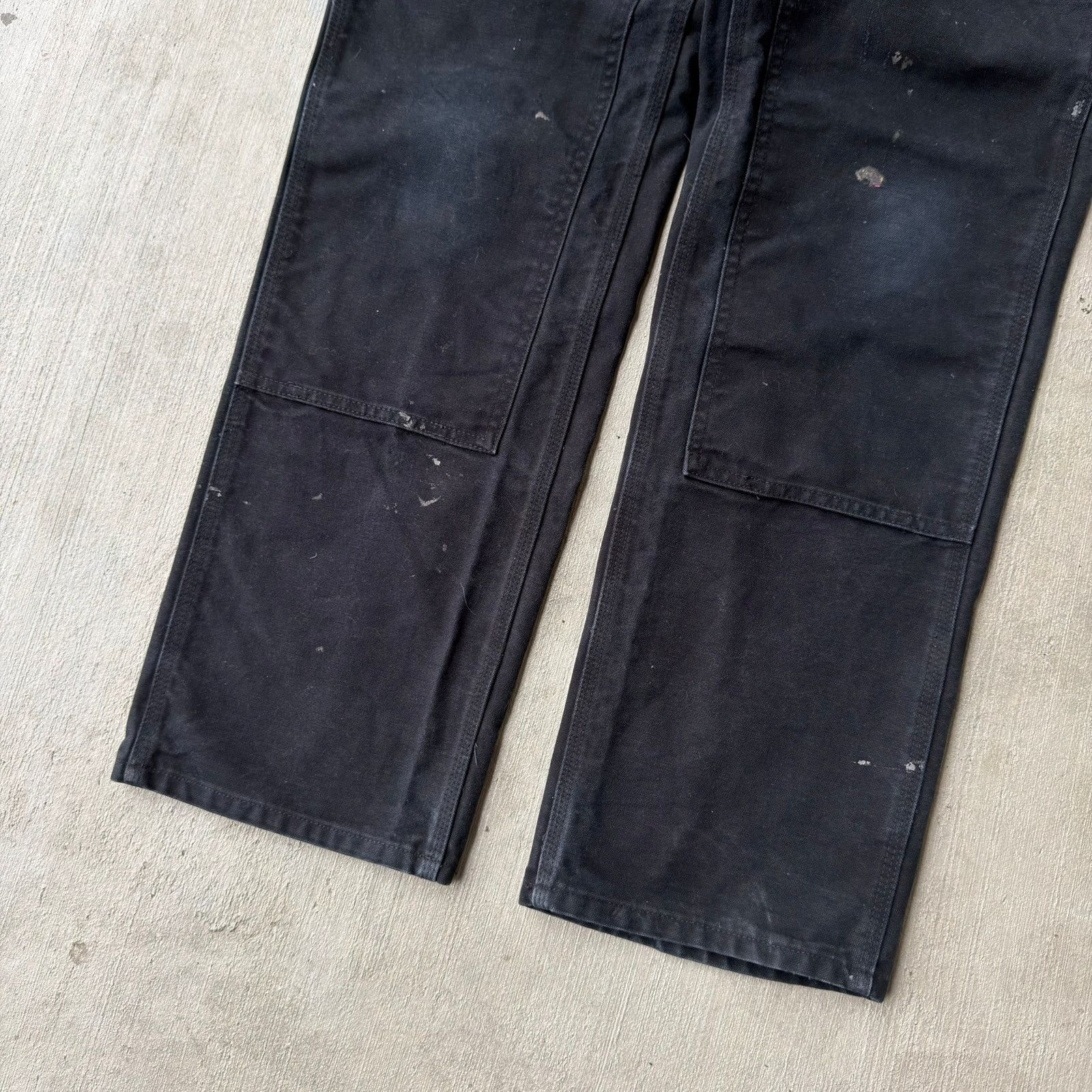 Carhartt × Vintage Carhartt black double knee work wear carpenter pants Size US 29 - 3 Thumbnail